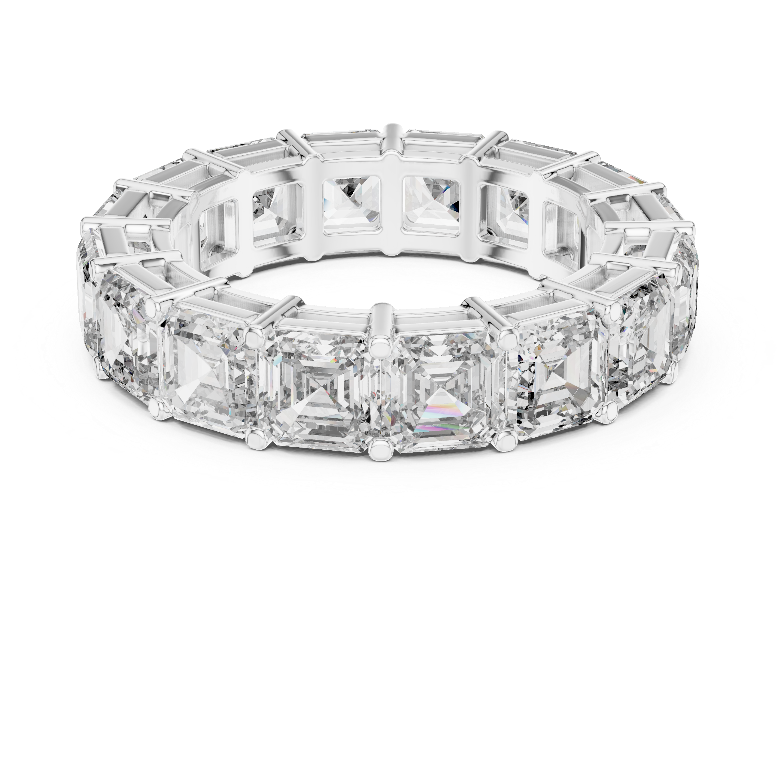 Emerald Diamond Eternity Ring