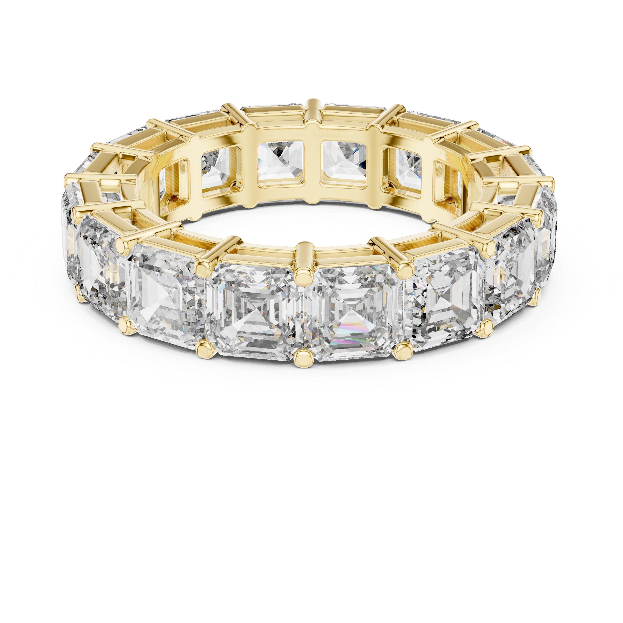 Emerald Diamond Eternity Ring
