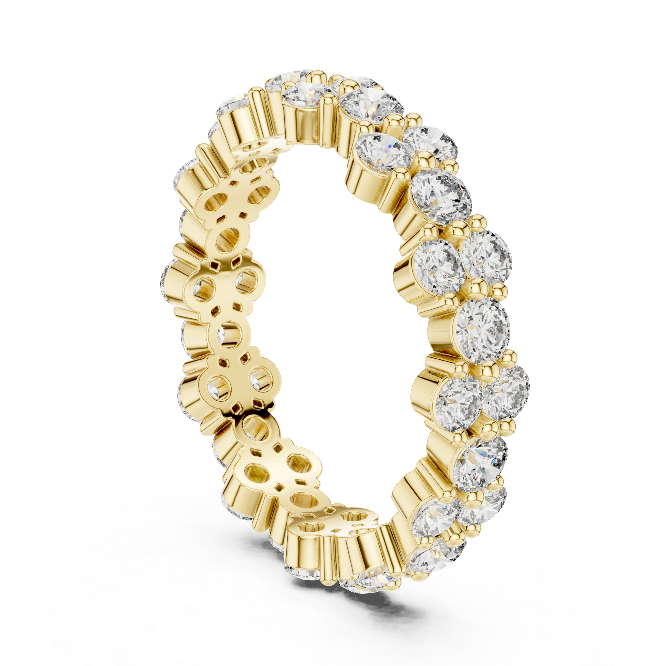 Luxury Round Diamond Anniversary Ring