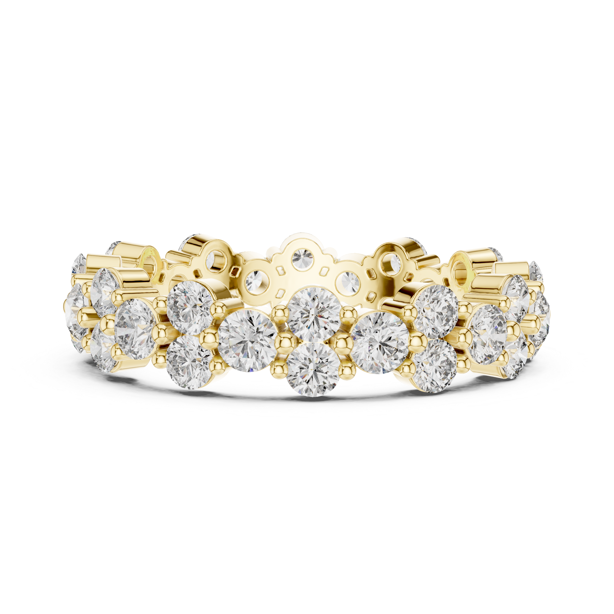 Luxury Round Diamond Anniversary Ring