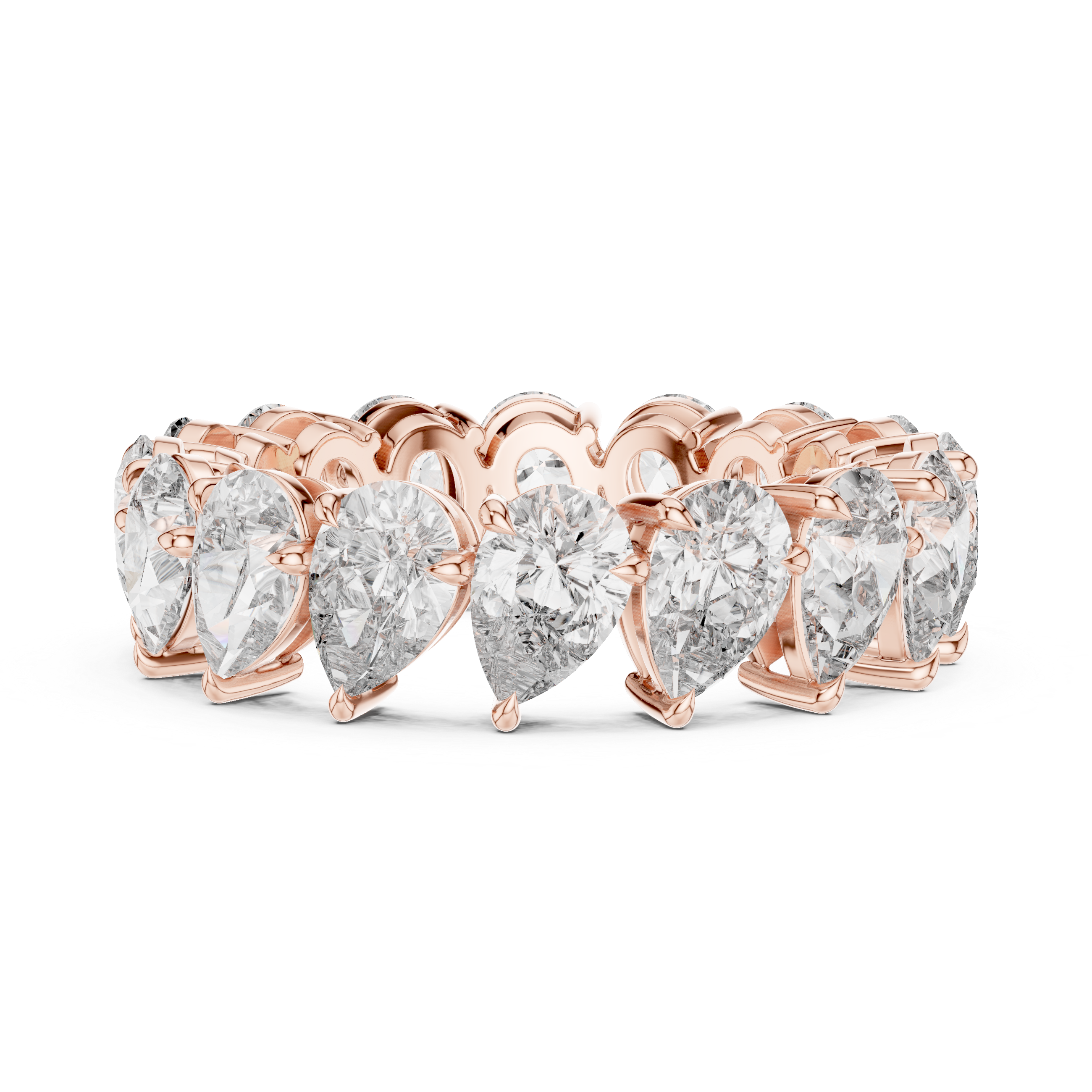 Teardrop Royale Diamond Eternity Band