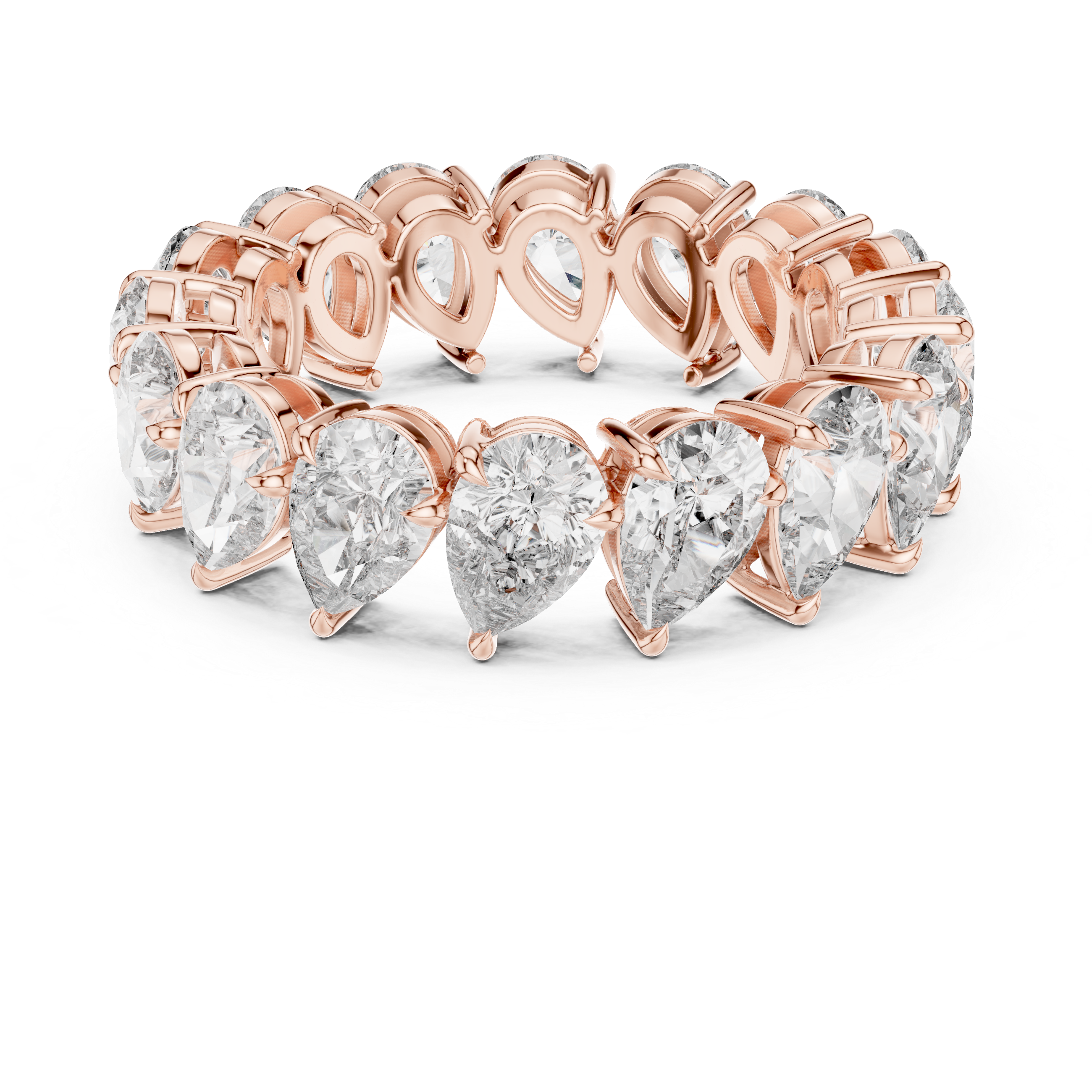 Teardrop Royale Diamond Eternity Band