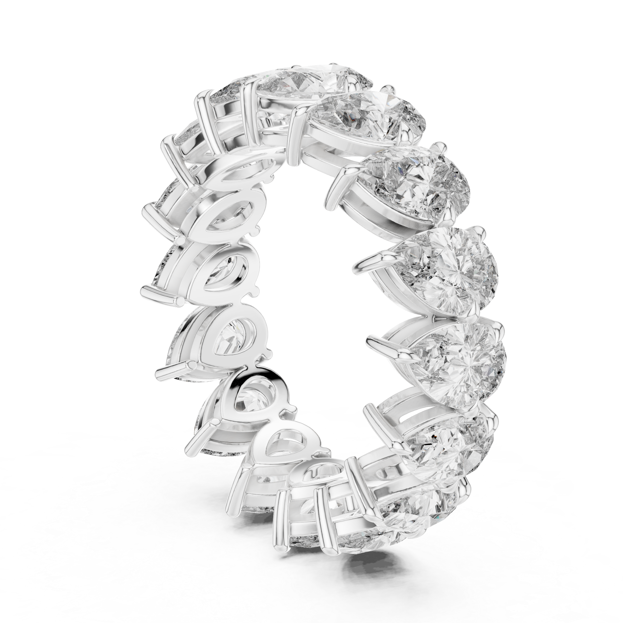 Teardrop Royale Diamond Eternity Band