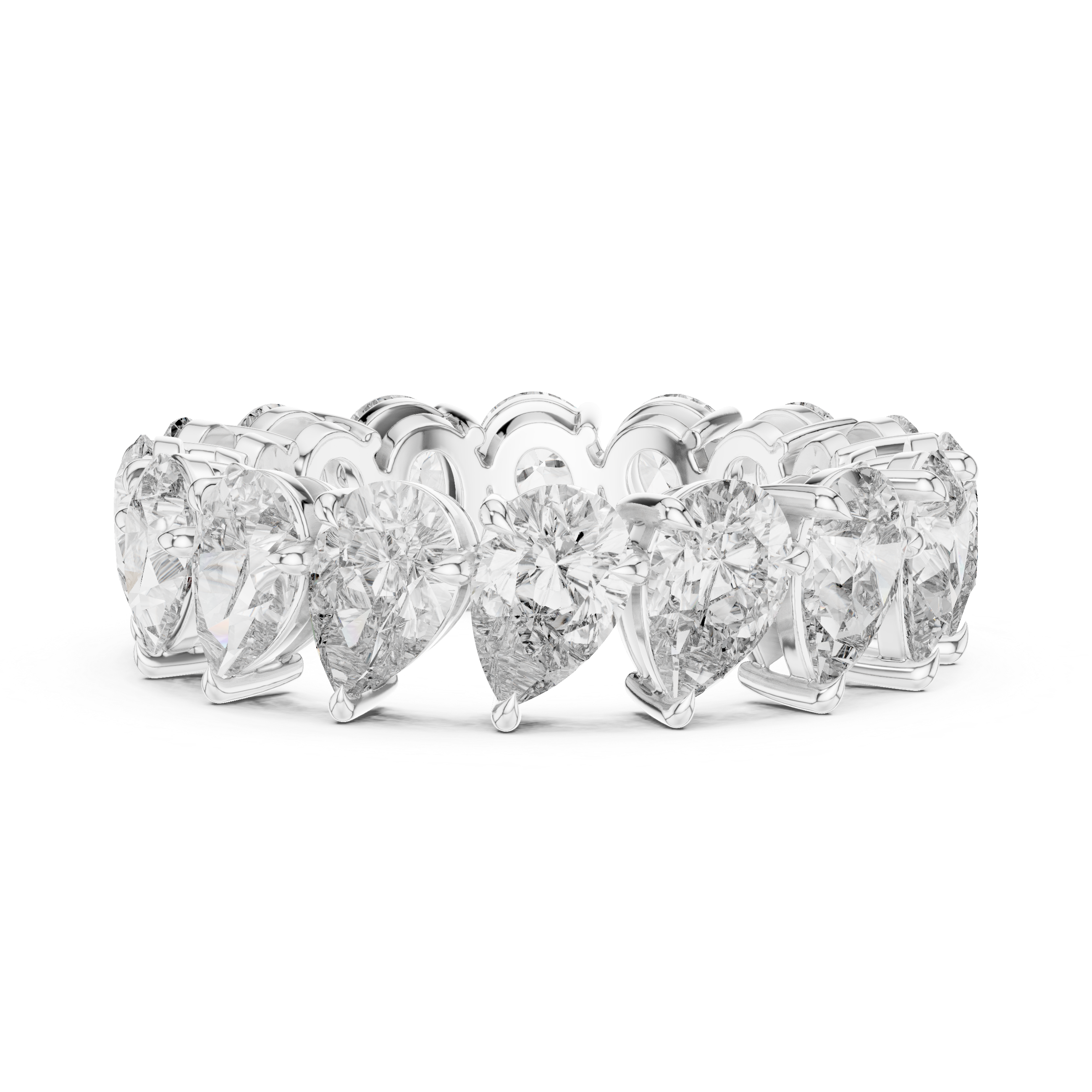 Teardrop Royale Diamond Eternity Band