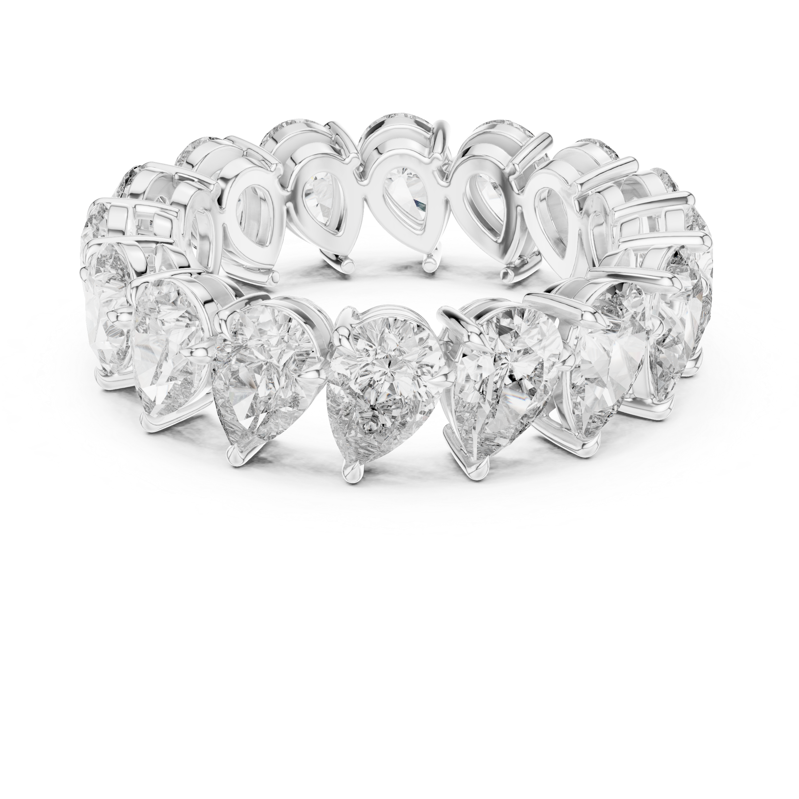 Teardrop Royale Diamond Eternity Band