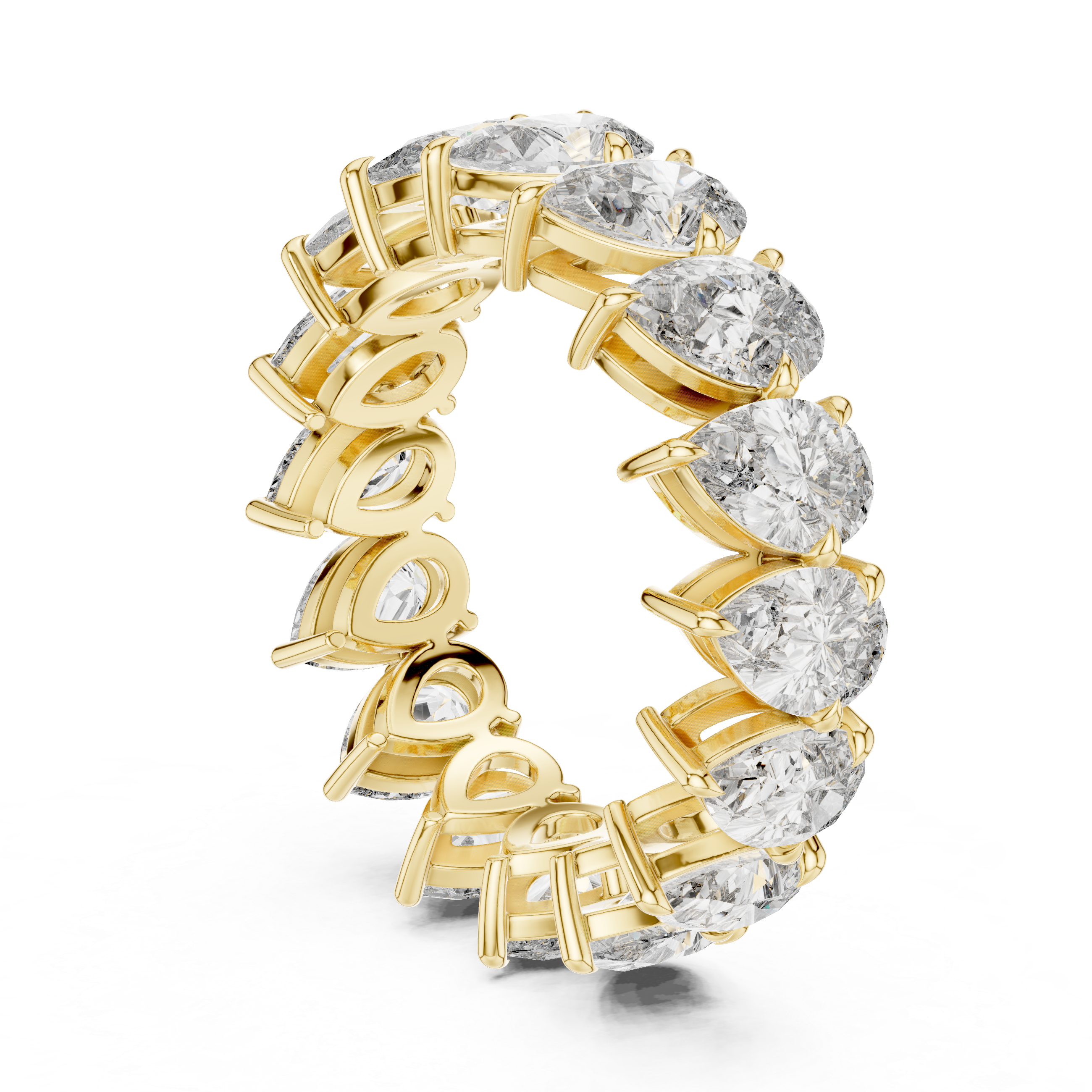 Teardrop Royale Diamond Eternity Band