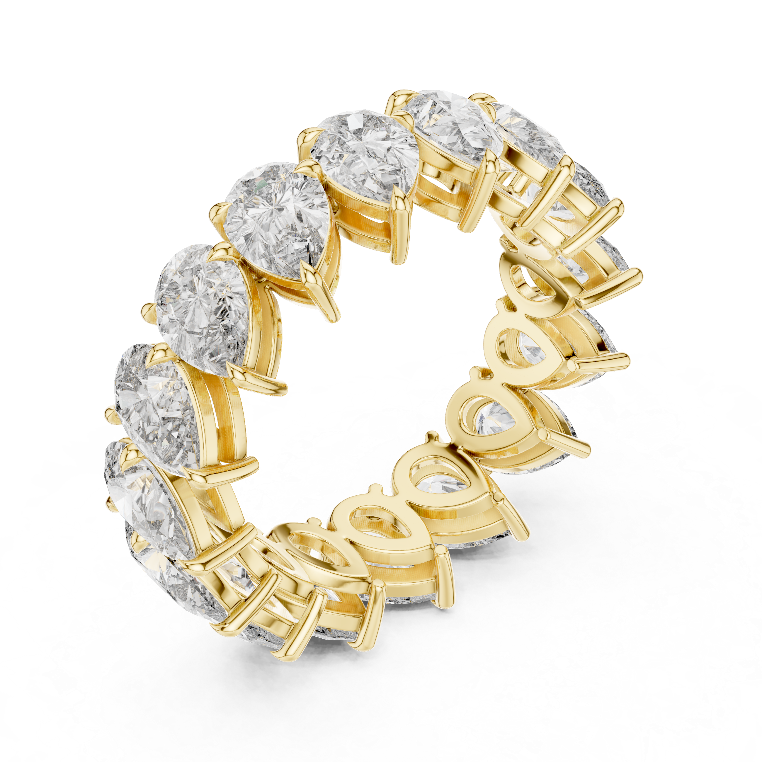 Teardrop Royale Diamond Eternity Band
