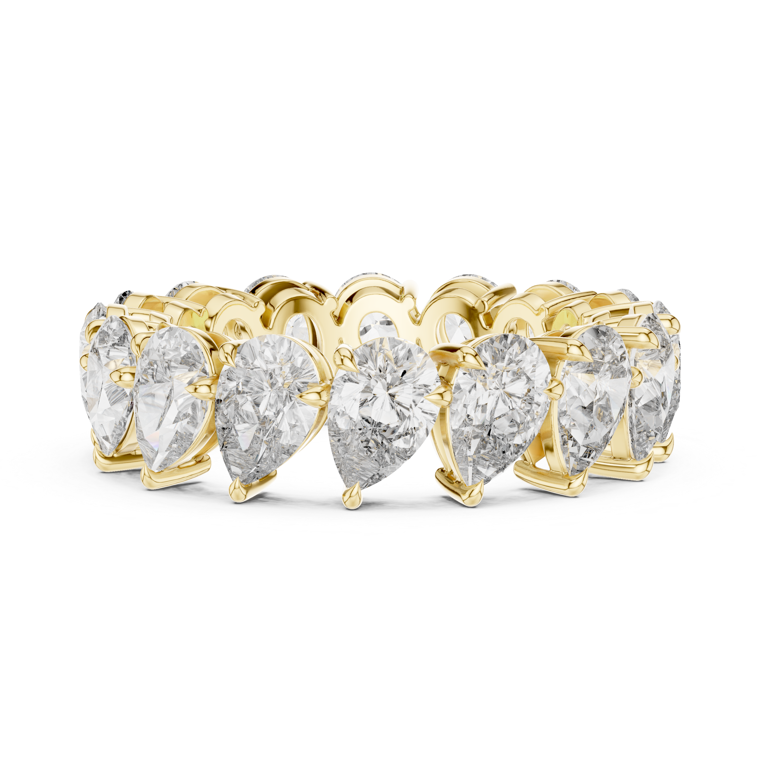 Teardrop Royale Diamond Eternity Band