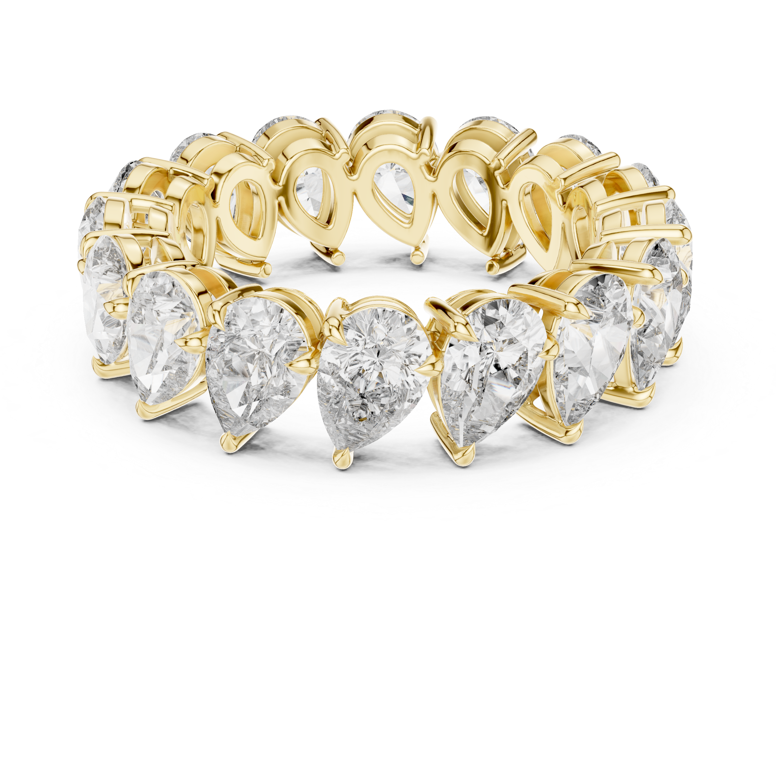 Teardrop Royale Diamond Eternity Band