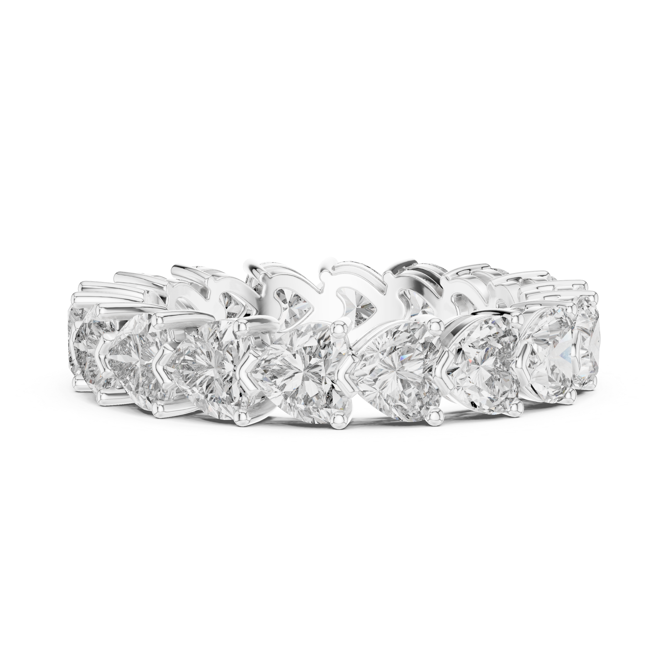 Forever Hearts Diamond Eternity Band