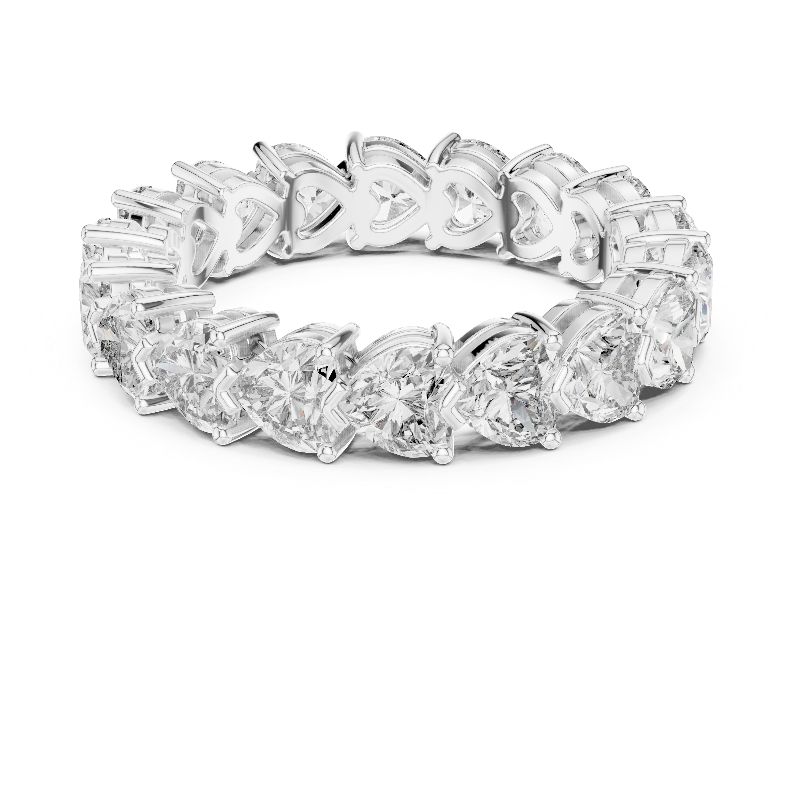 Forever Hearts Diamond Eternity Band
