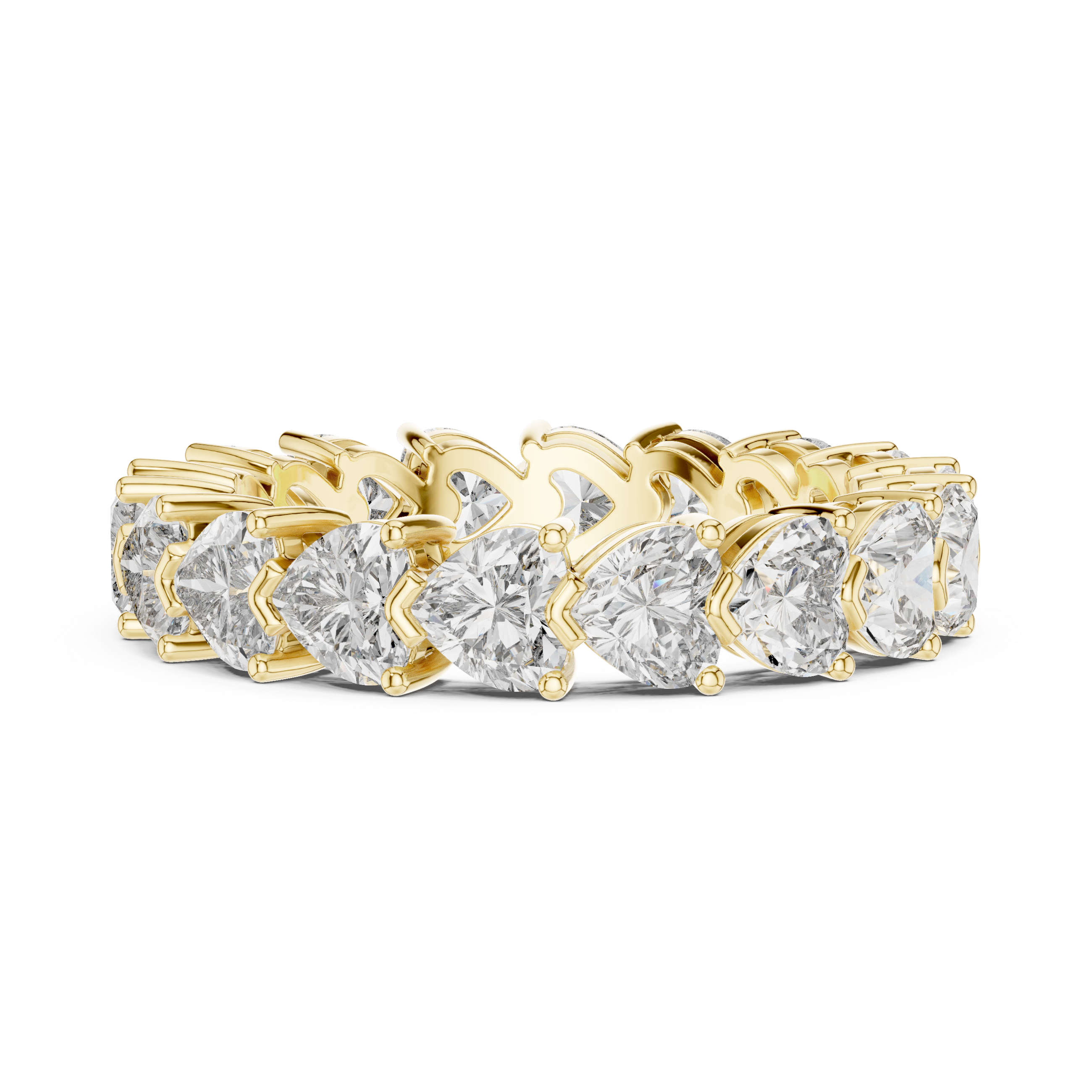 Forever Hearts Diamond Eternity Band