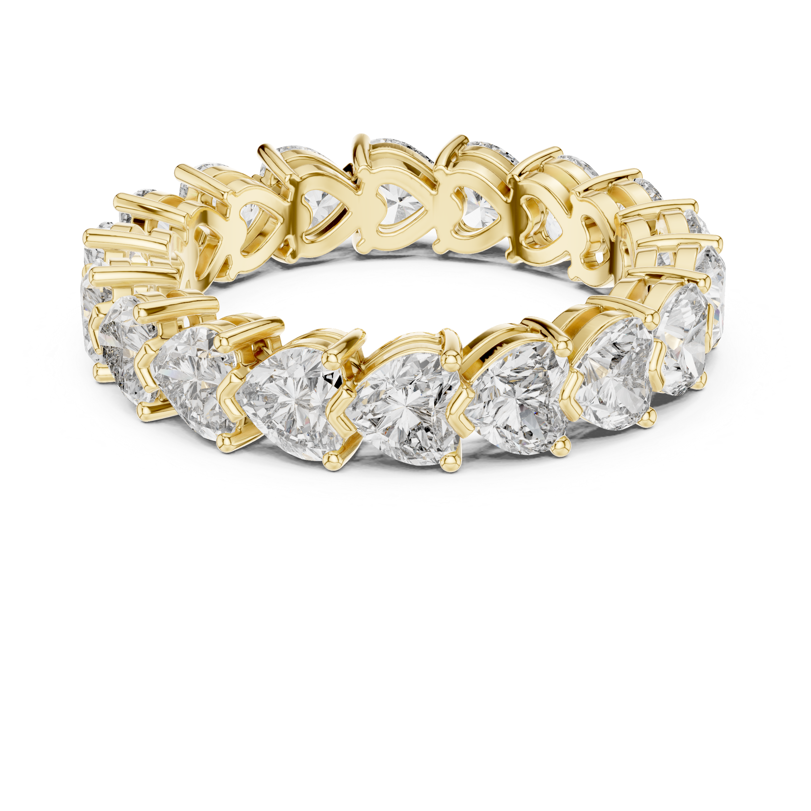 Forever Hearts Diamond Eternity Band