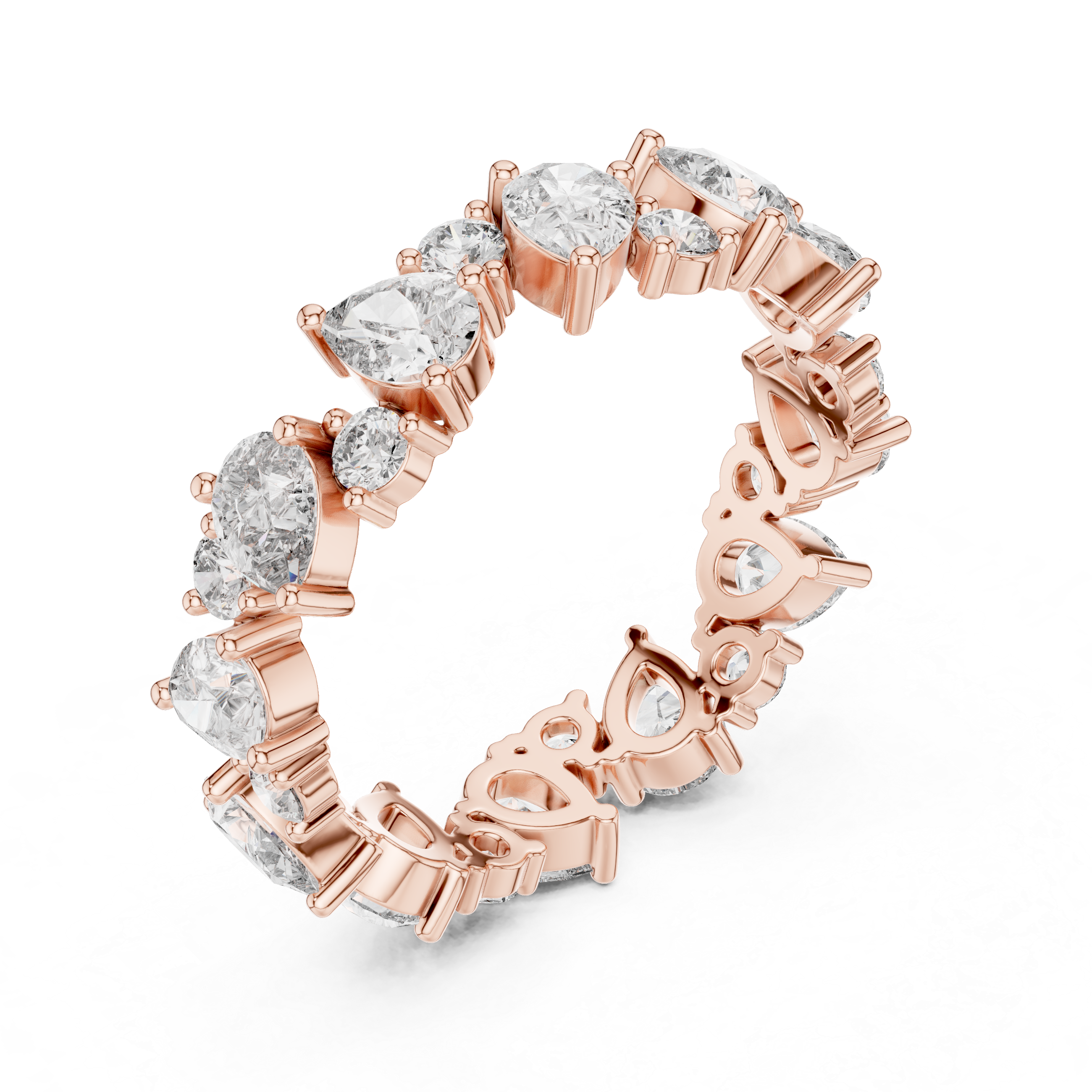Aurora Petals Diamond Ring