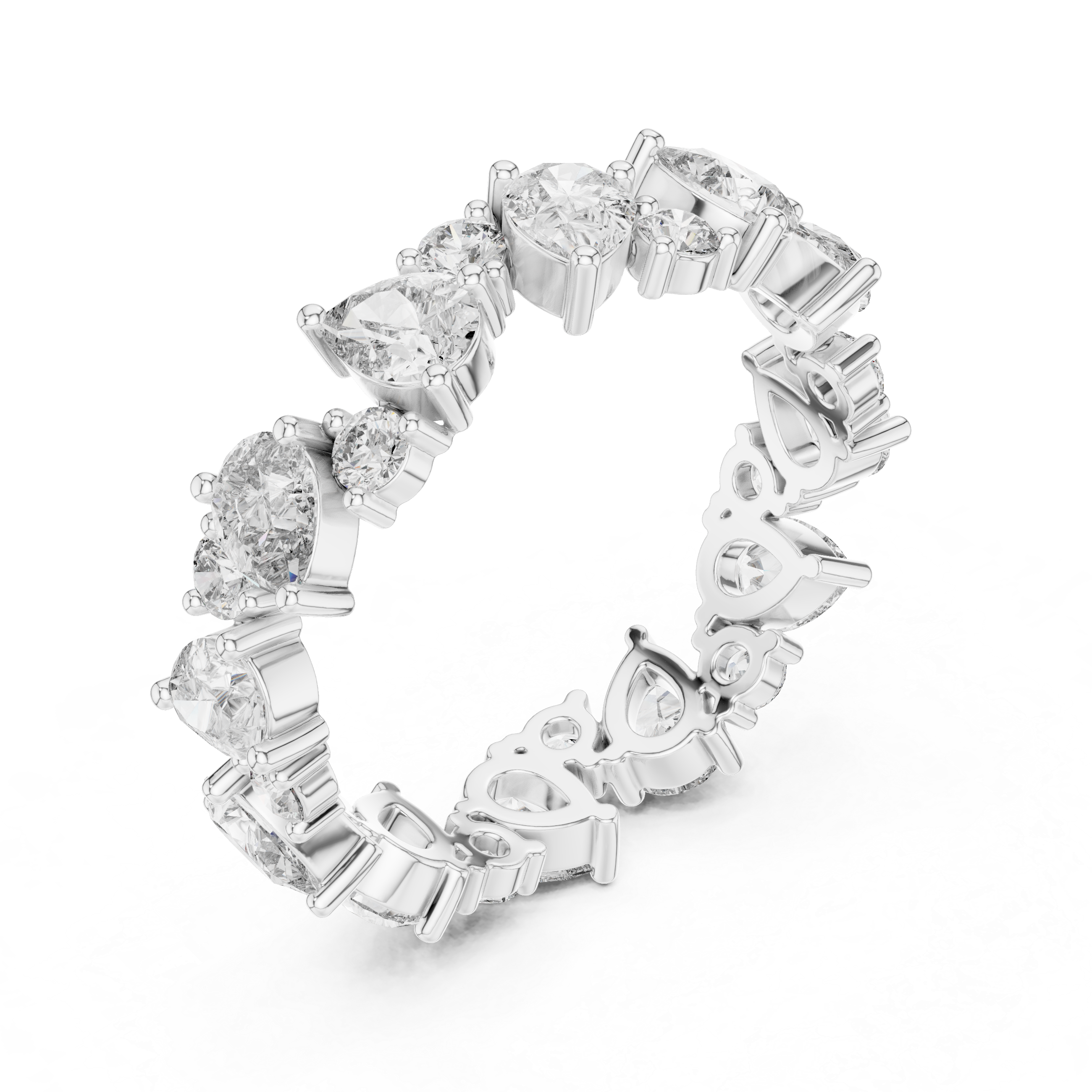Aurora Petals Diamond Ring
