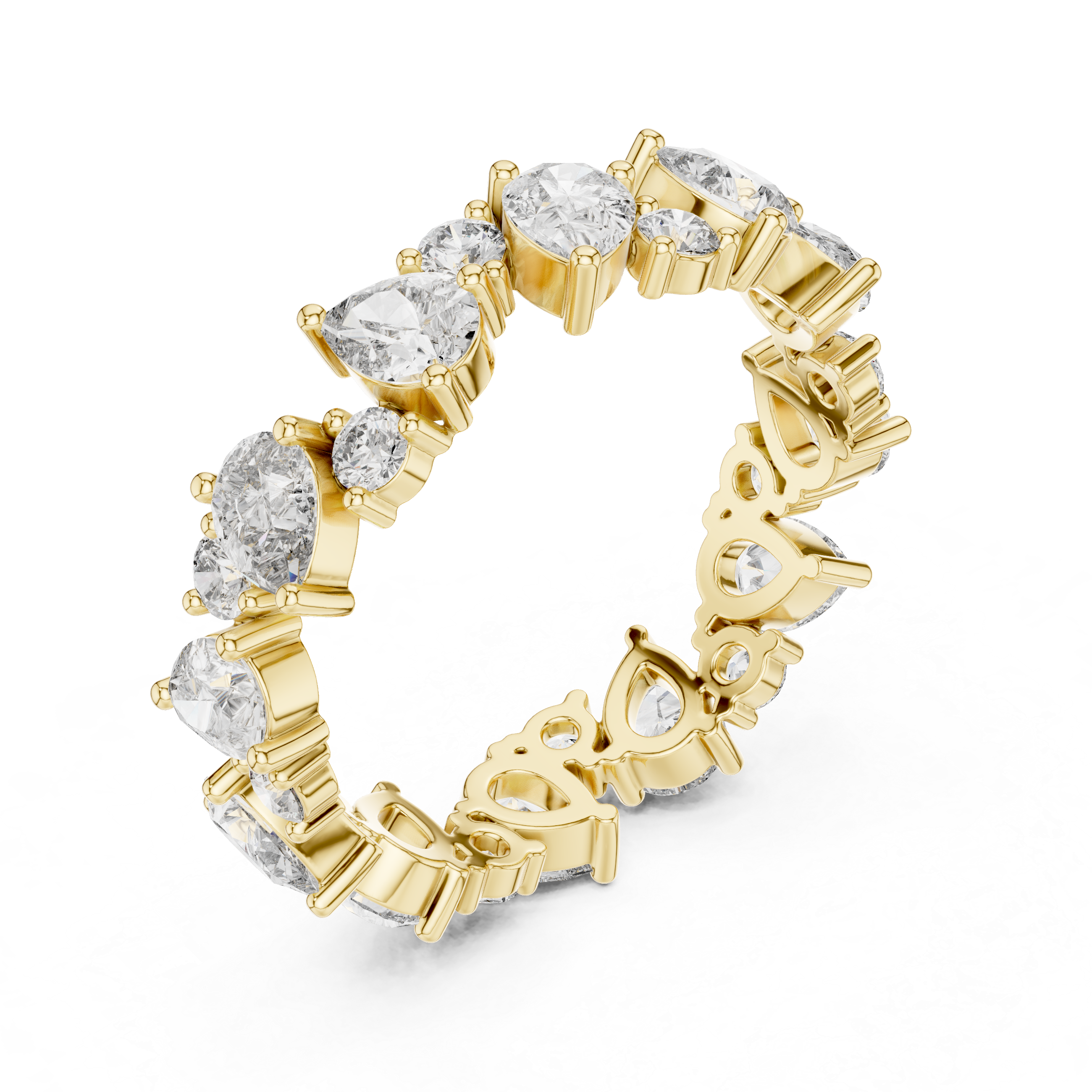 Aurora Petals Diamond Ring