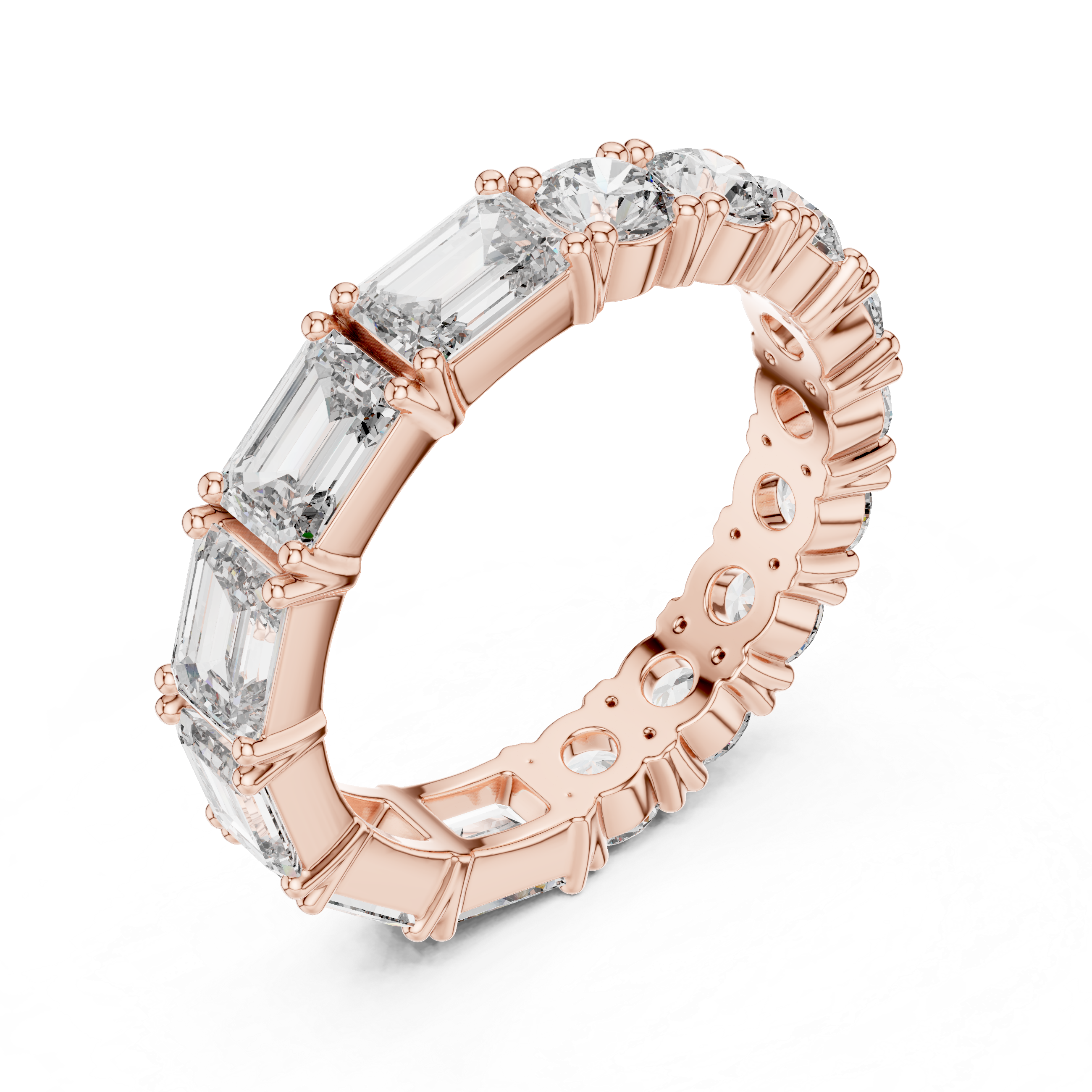 Dual Brilliance Eternity Band