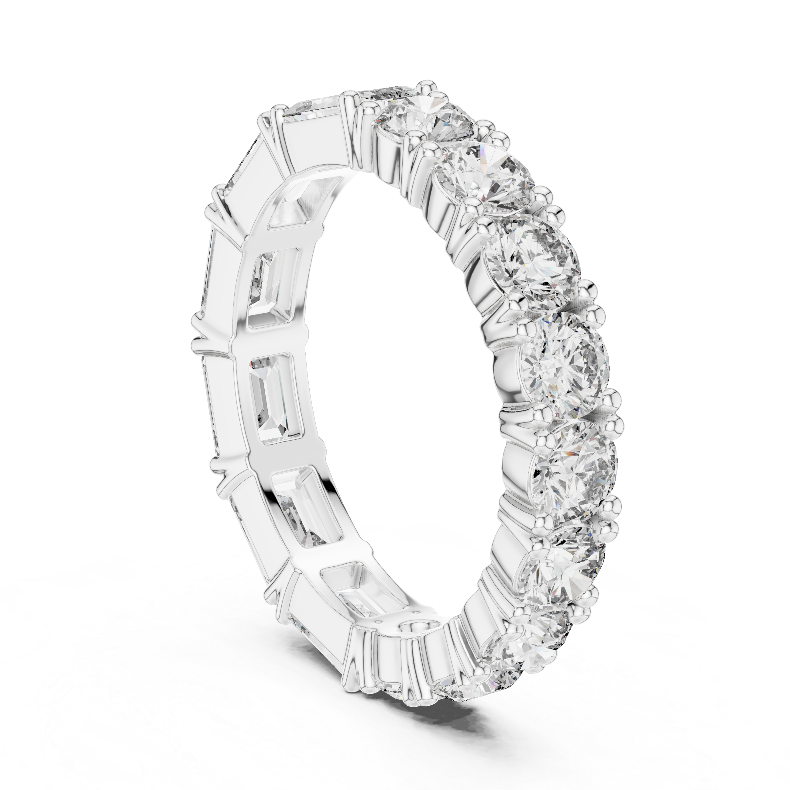 Dual Brilliance Eternity Band