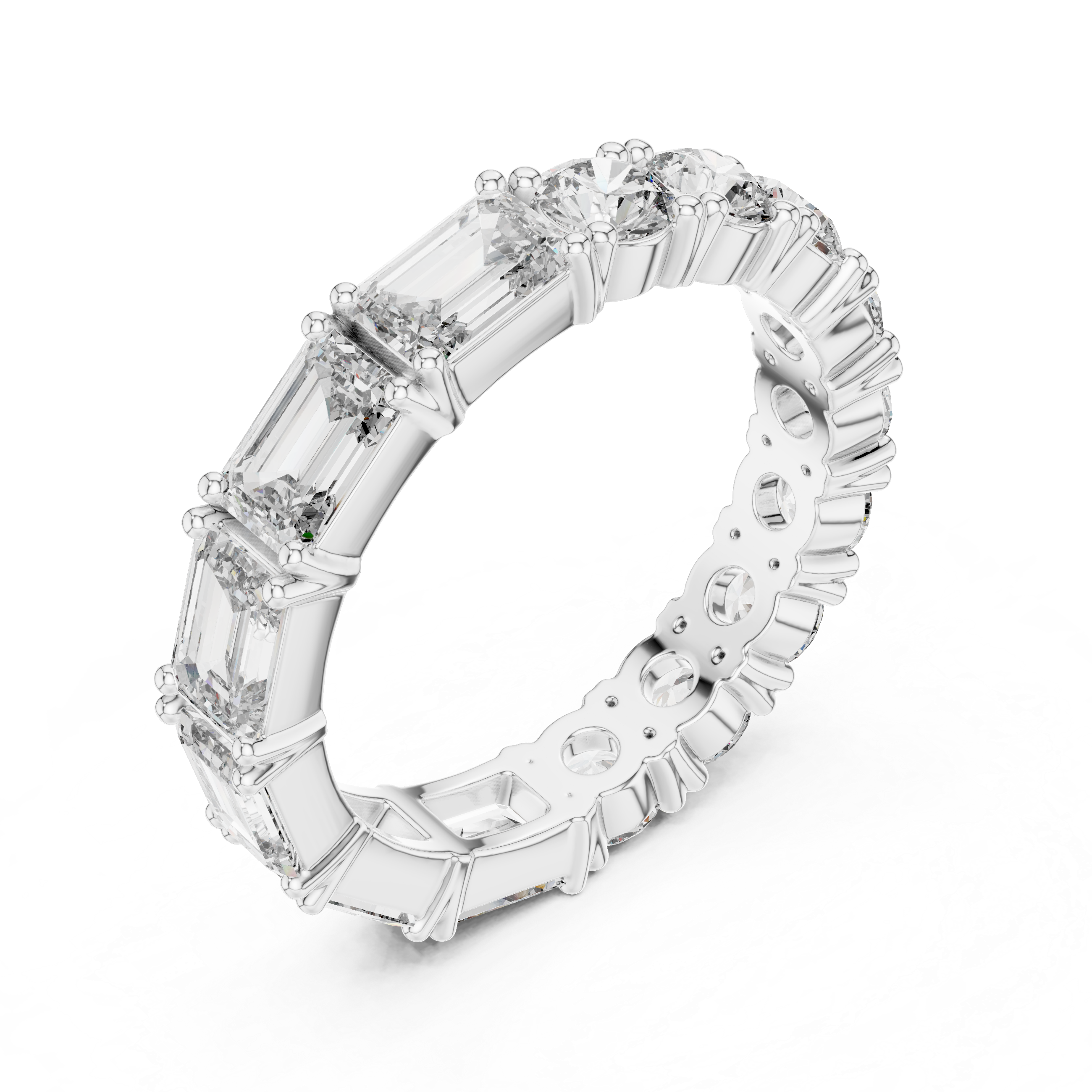 Dual Brilliance Eternity Band