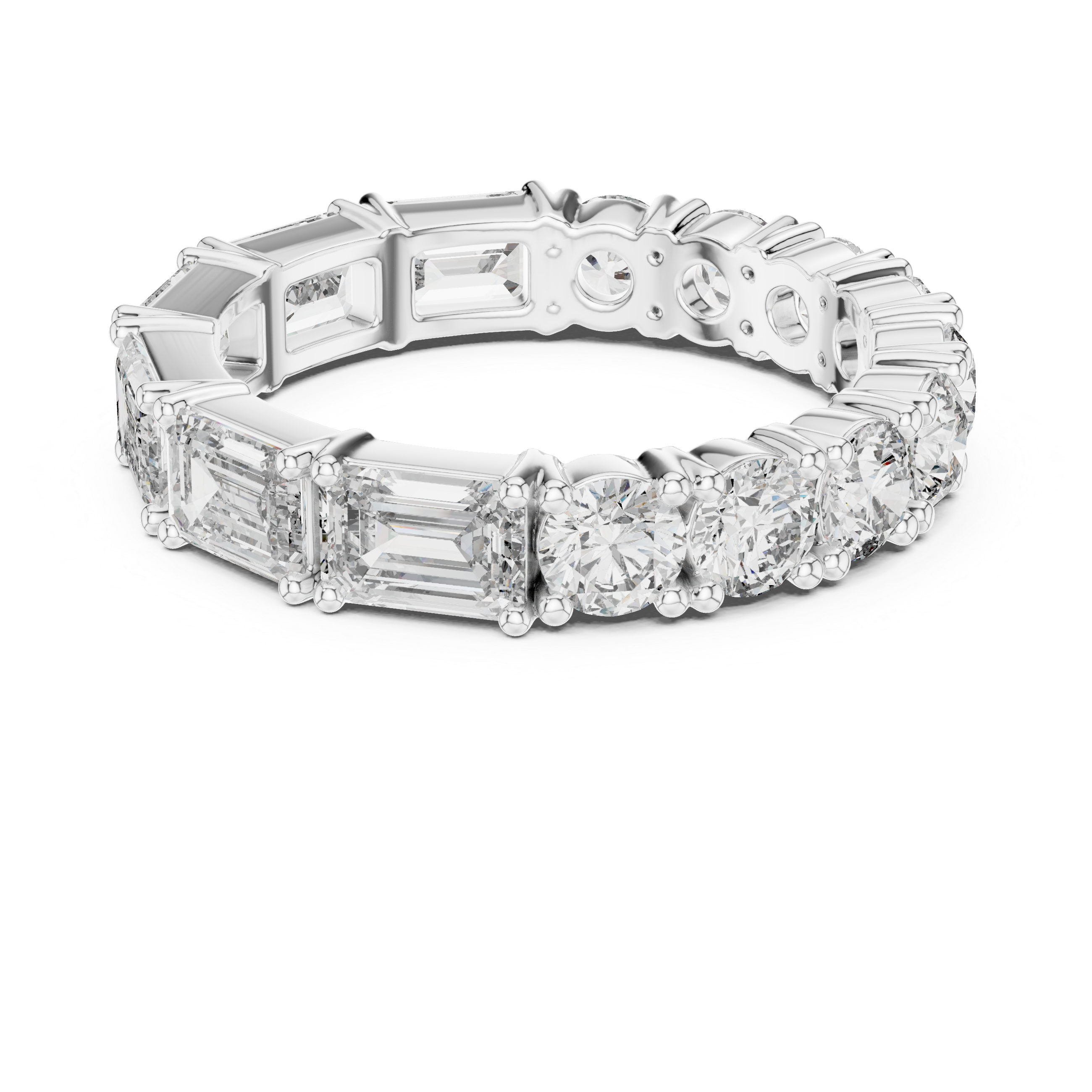 Dual Brilliance Eternity Band