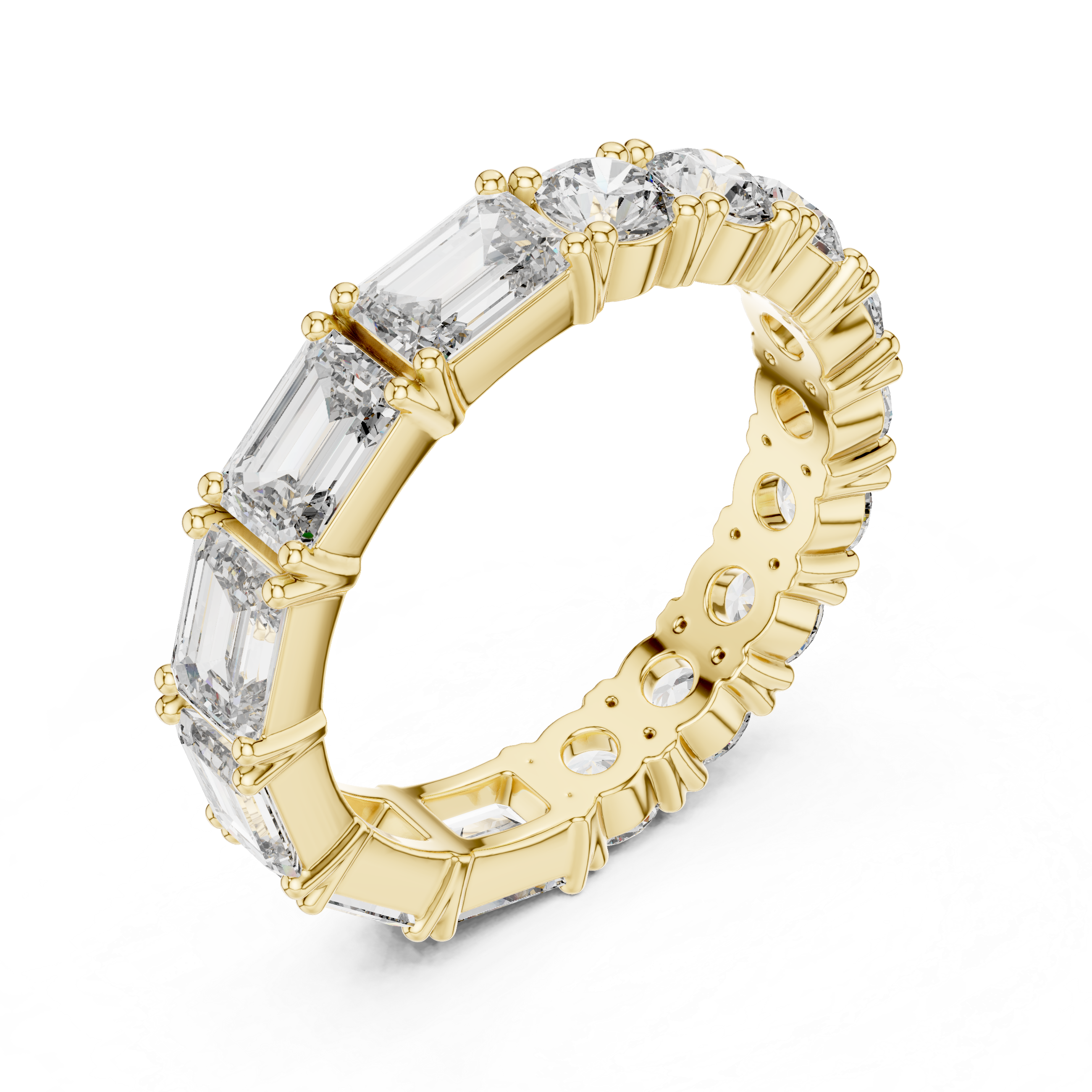 Dual Brilliance Eternity Band