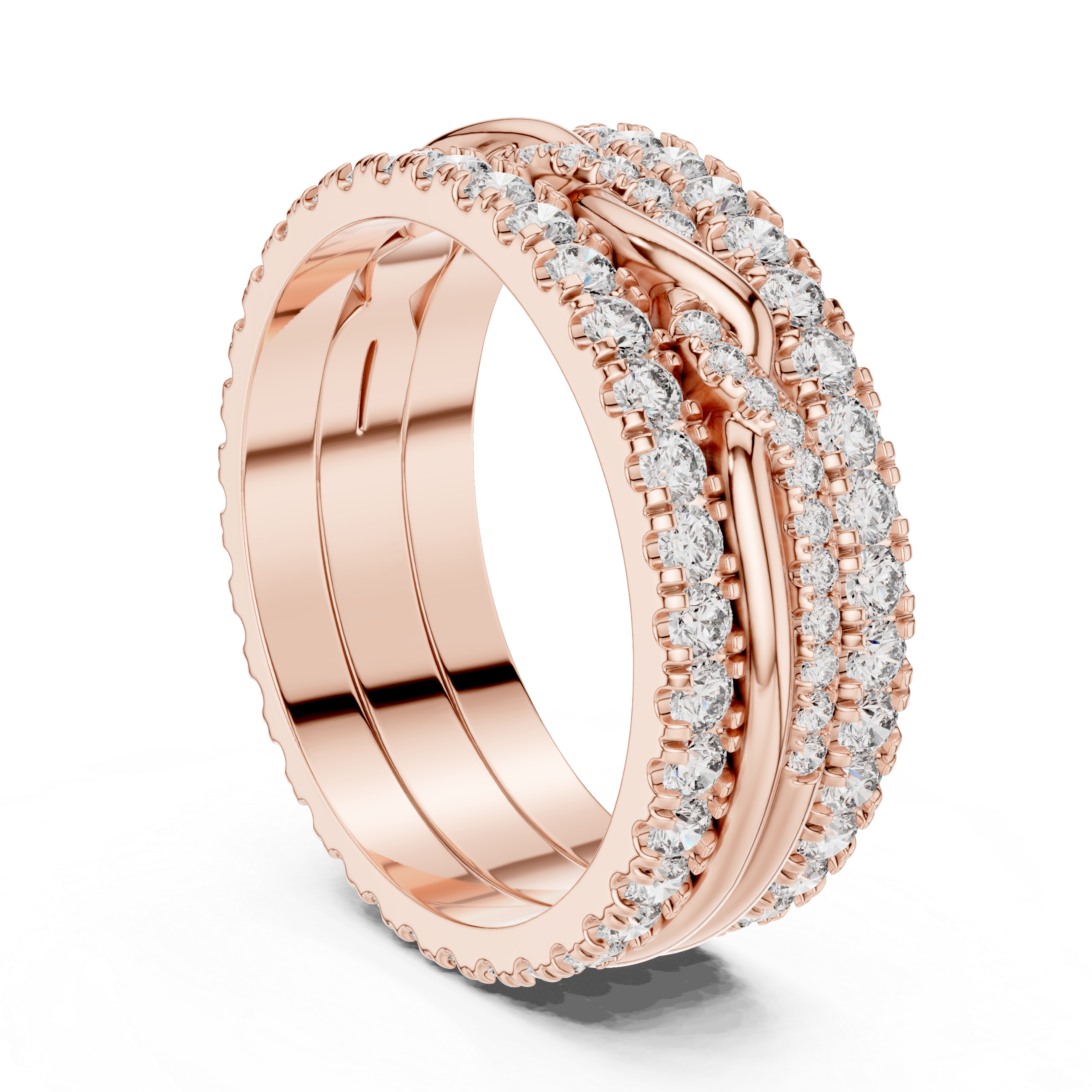 Eterna Weave Diamond Band