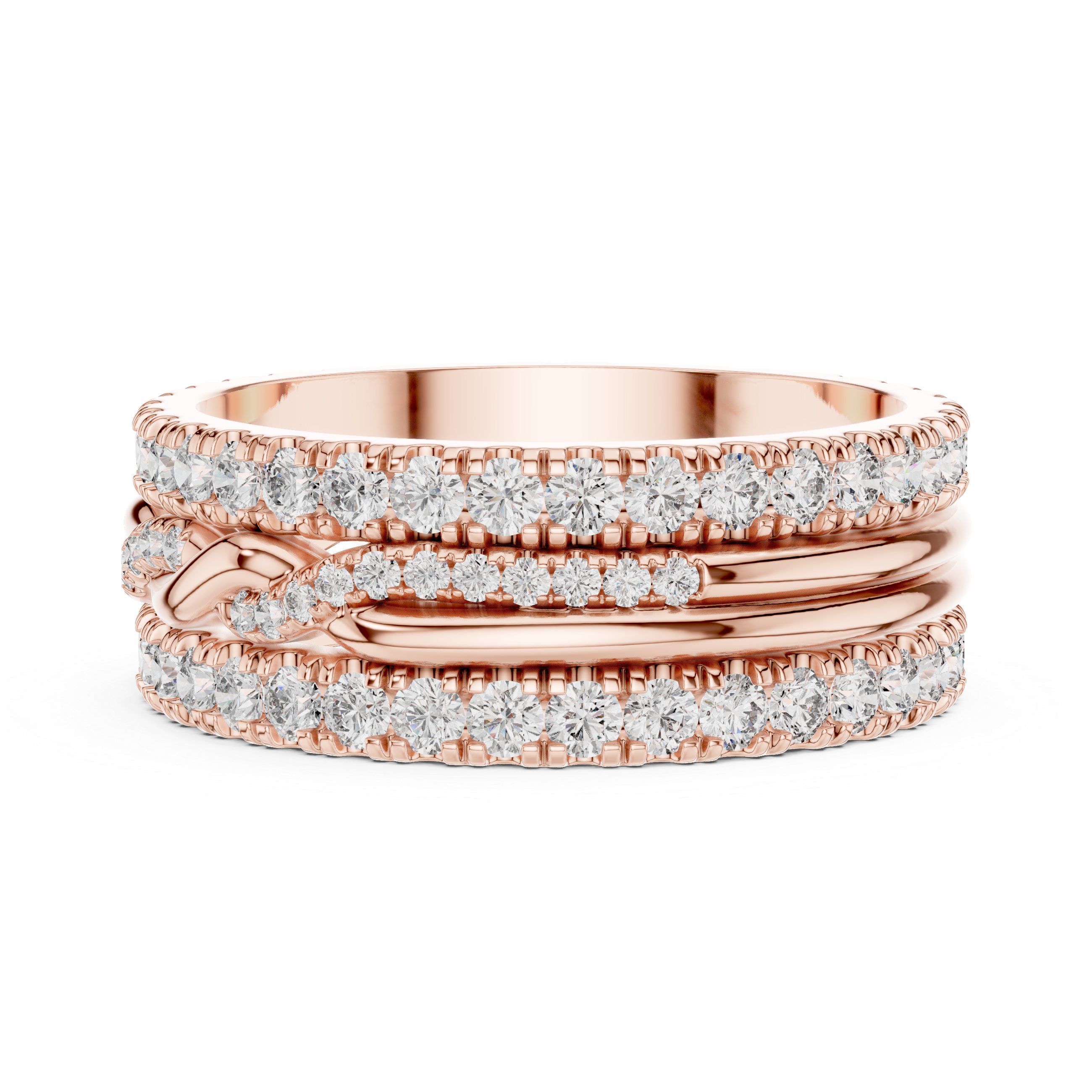 Eterna Weave Diamond Band