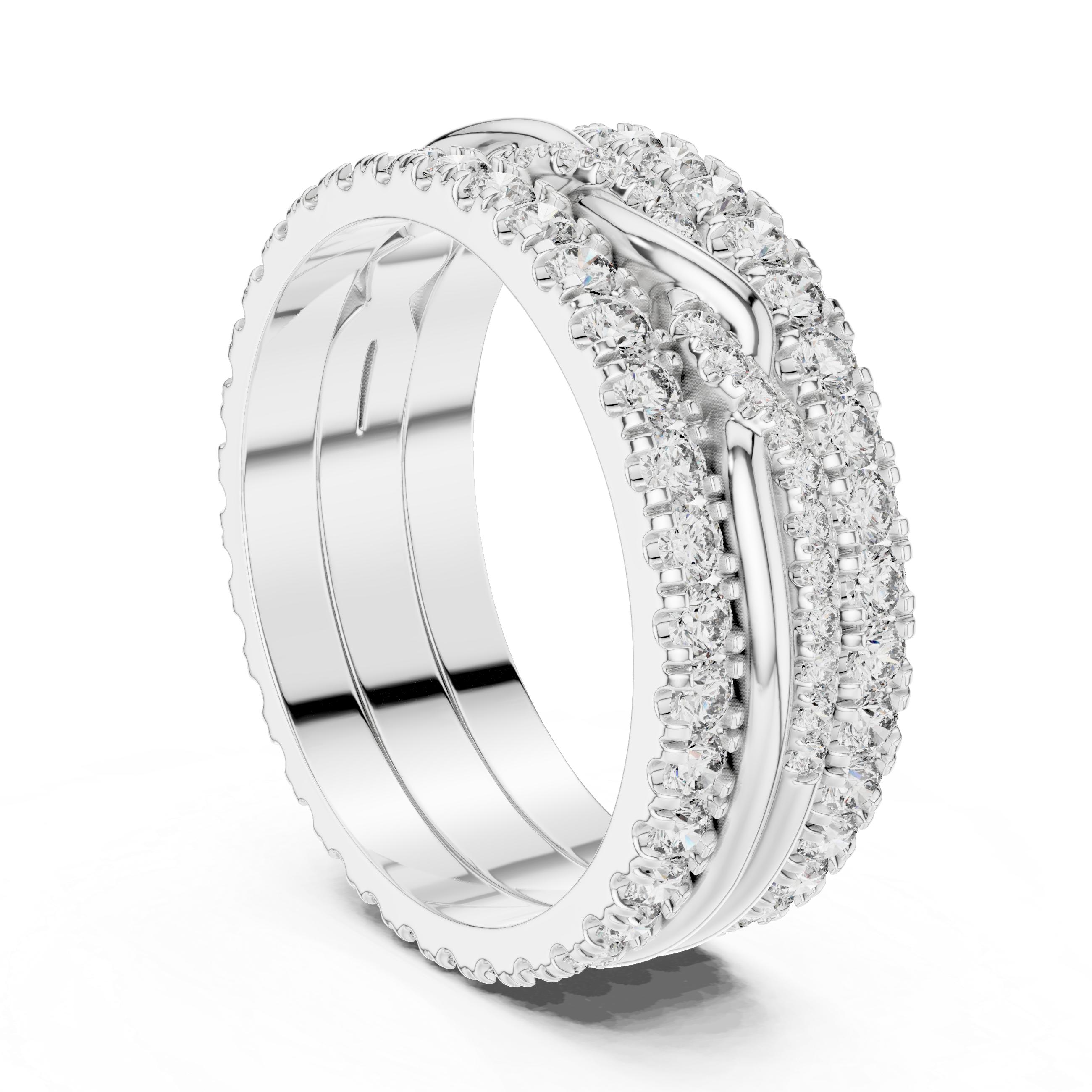 Eterna Weave Diamond Band