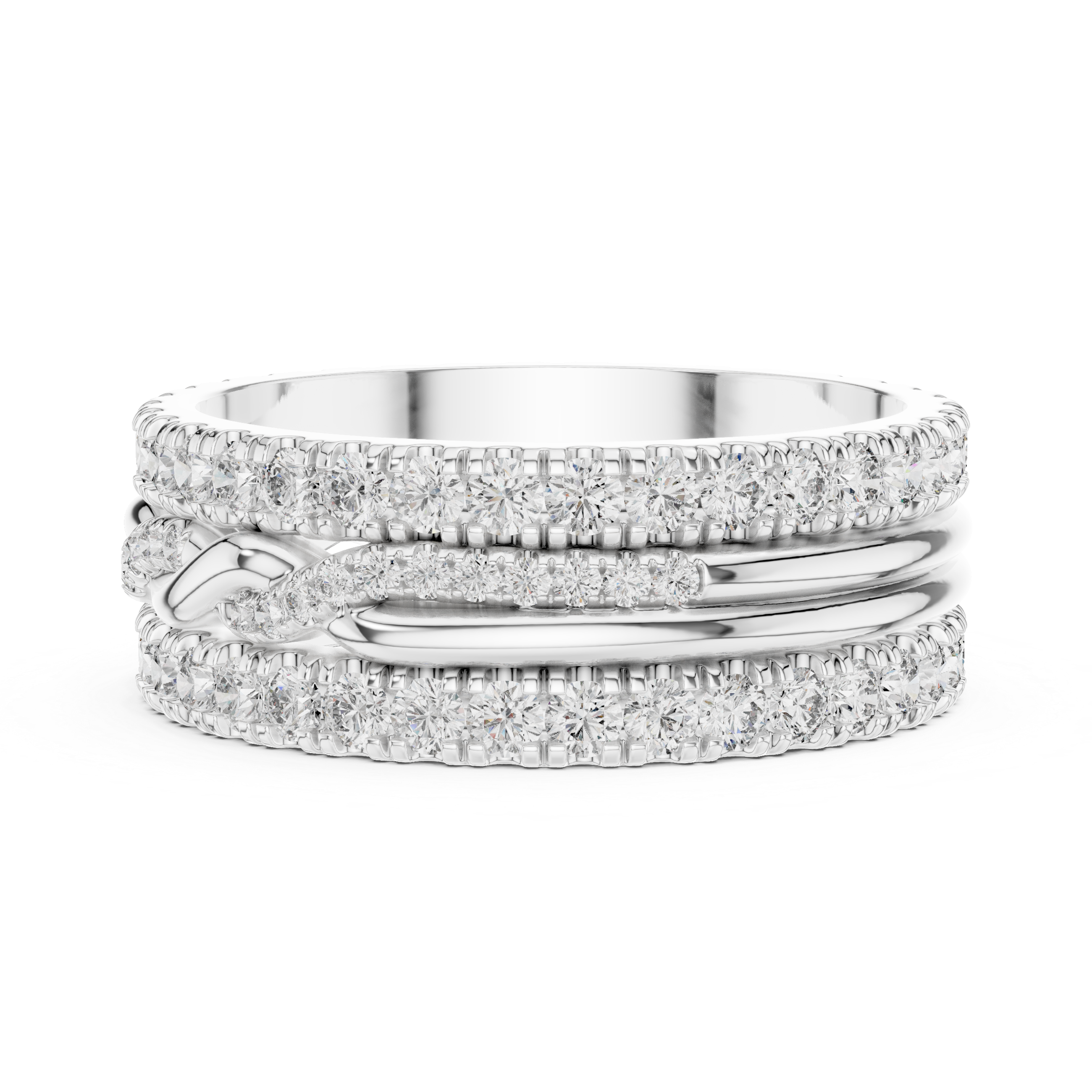 Eterna Weave Diamond Band