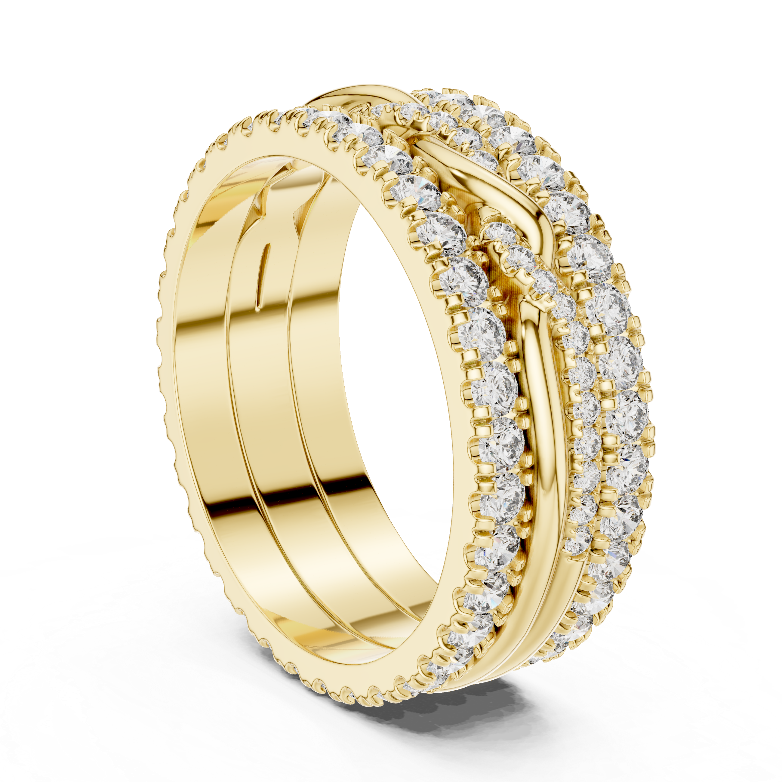 Eterna Weave Diamond Band