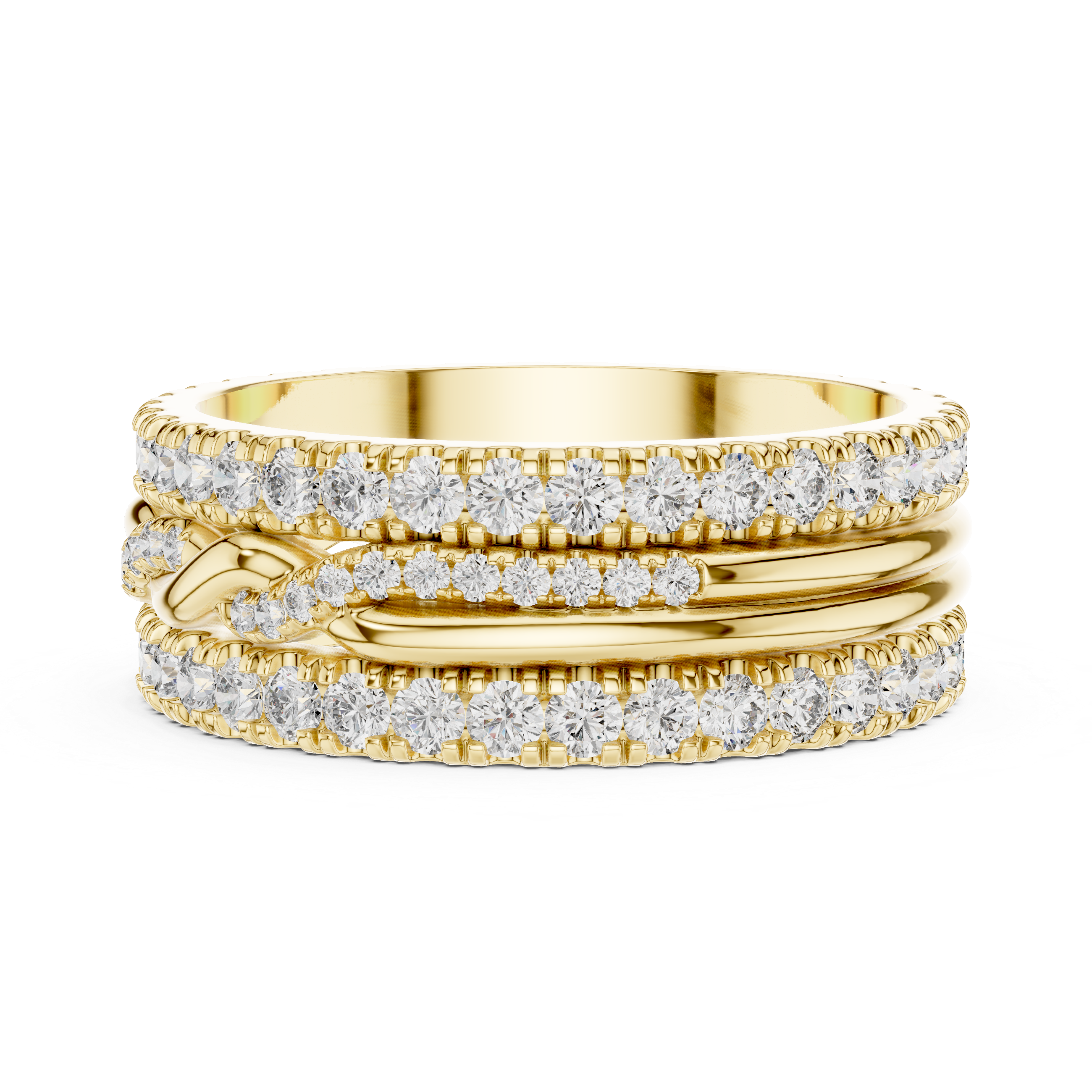 Eterna Weave Diamond Band