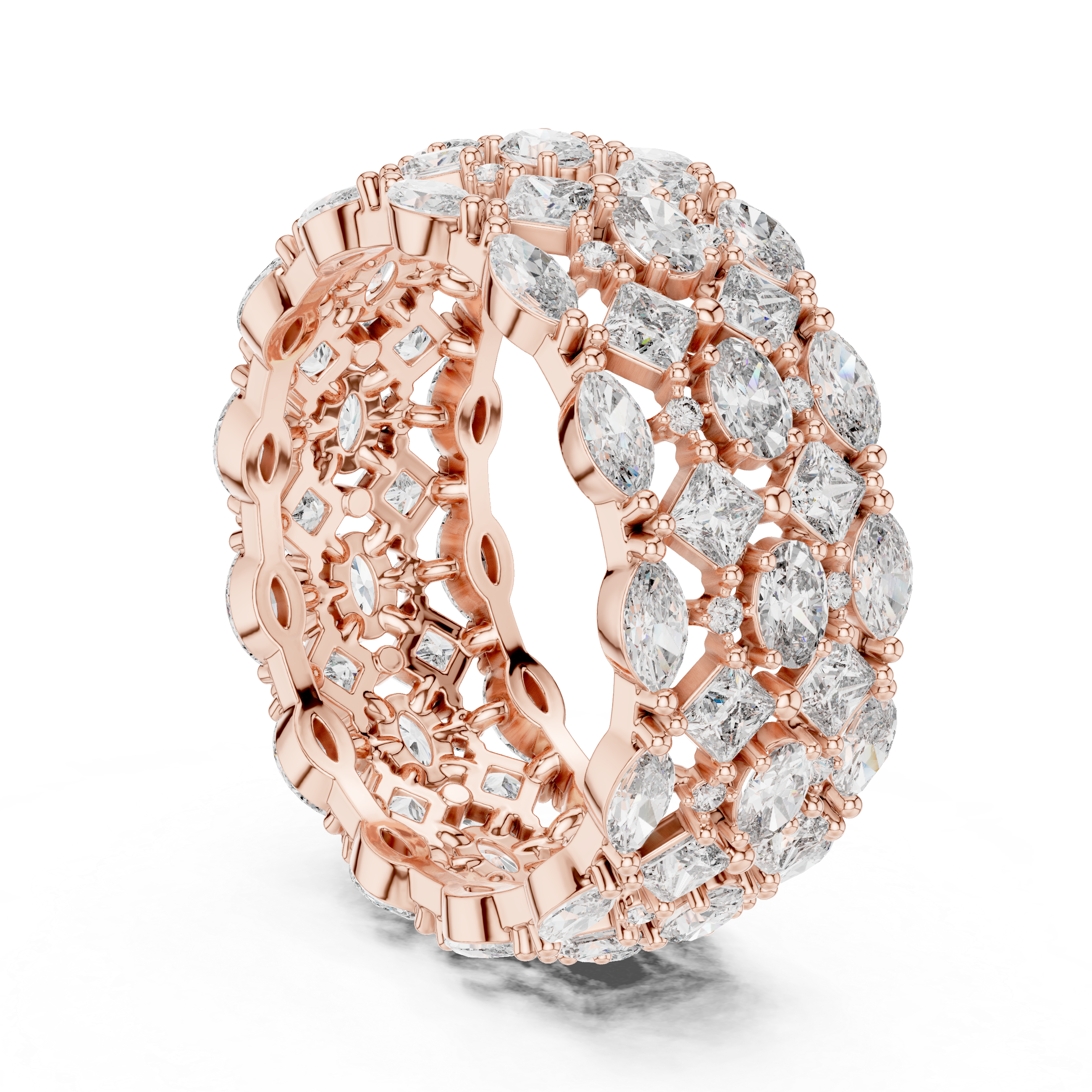 Royal Mosaic Diamond Eternity Band