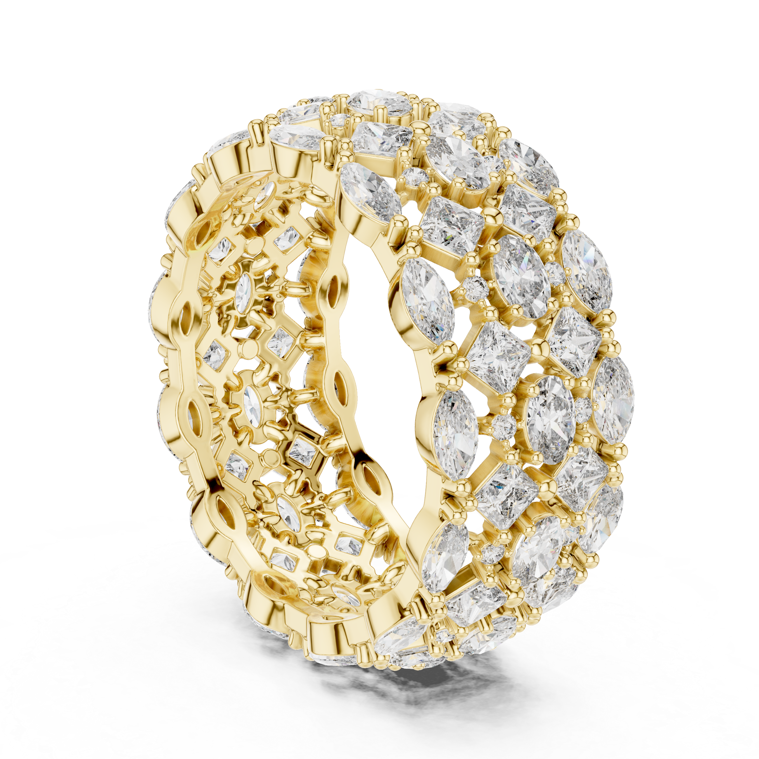 Royal Mosaic Diamond Eternity Band