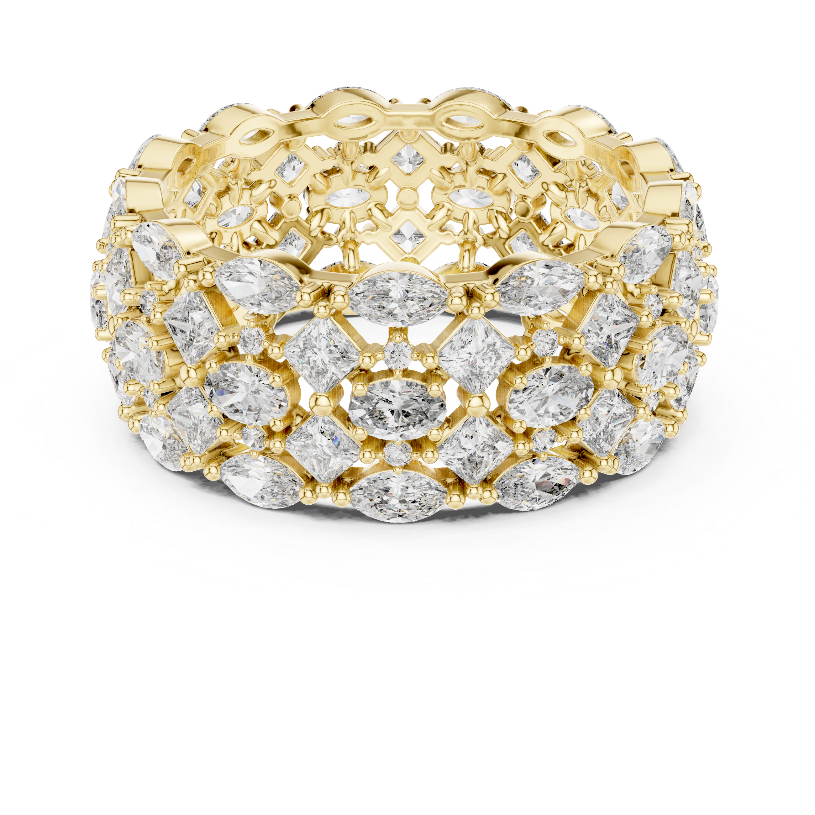 Royal Mosaic Diamond Eternity Band