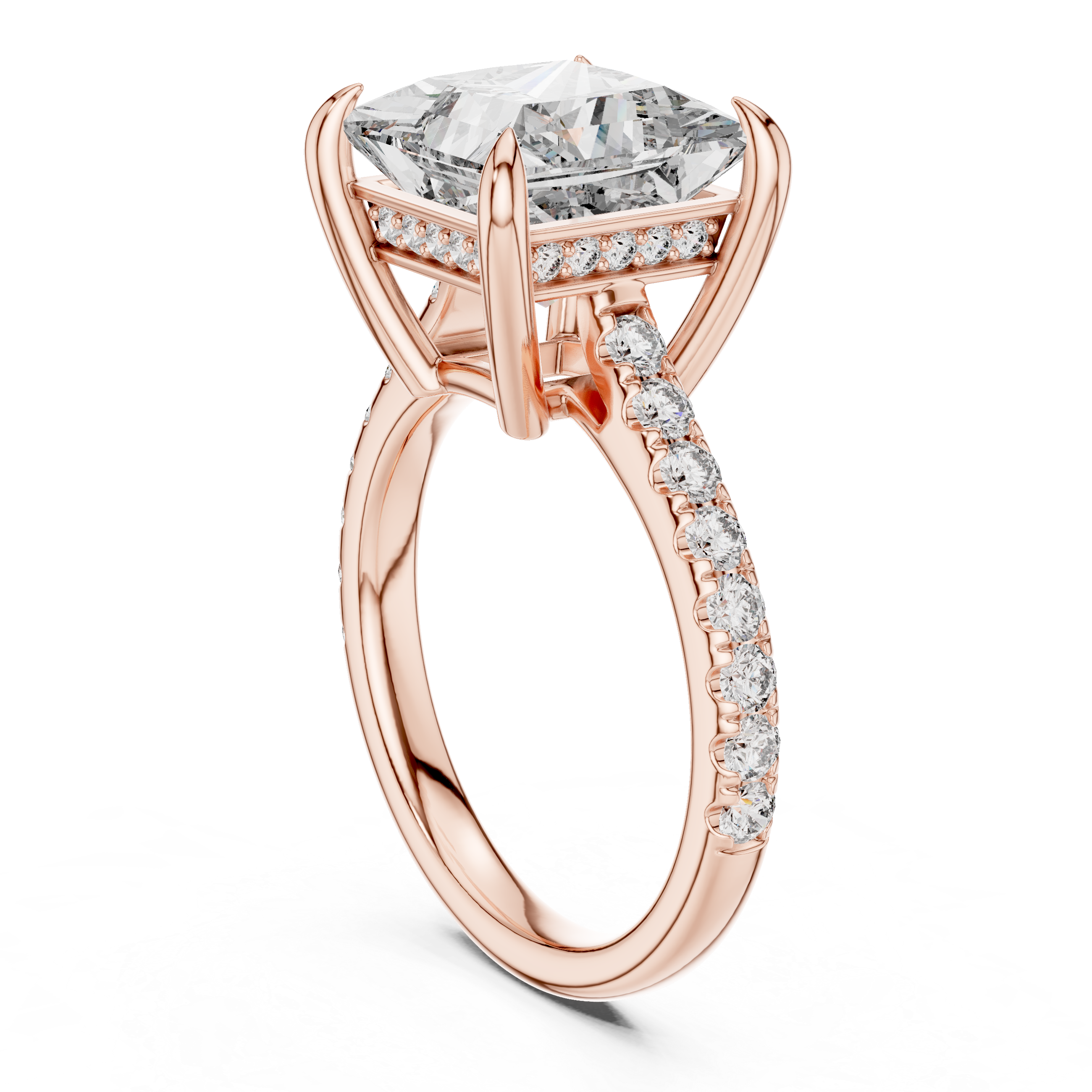 Regalia Princess Diamond Engagement Ring