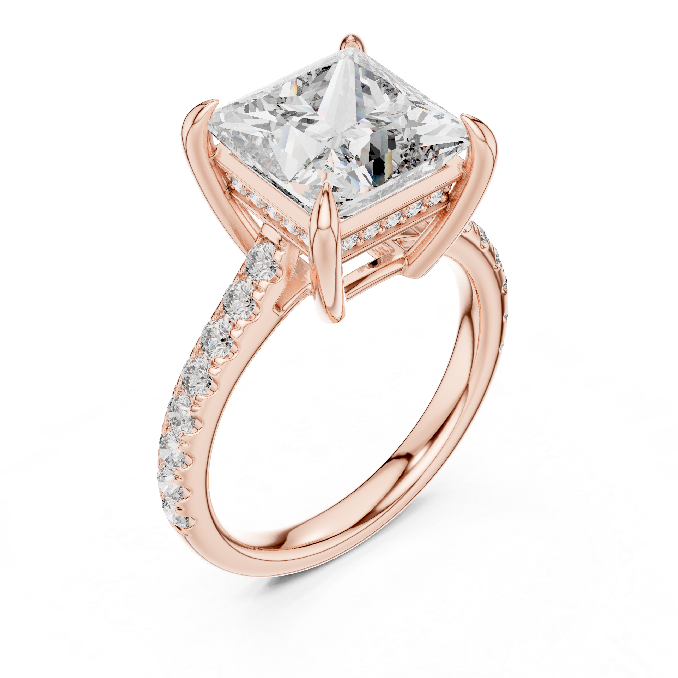 Regalia Princess Diamond Engagement Ring
