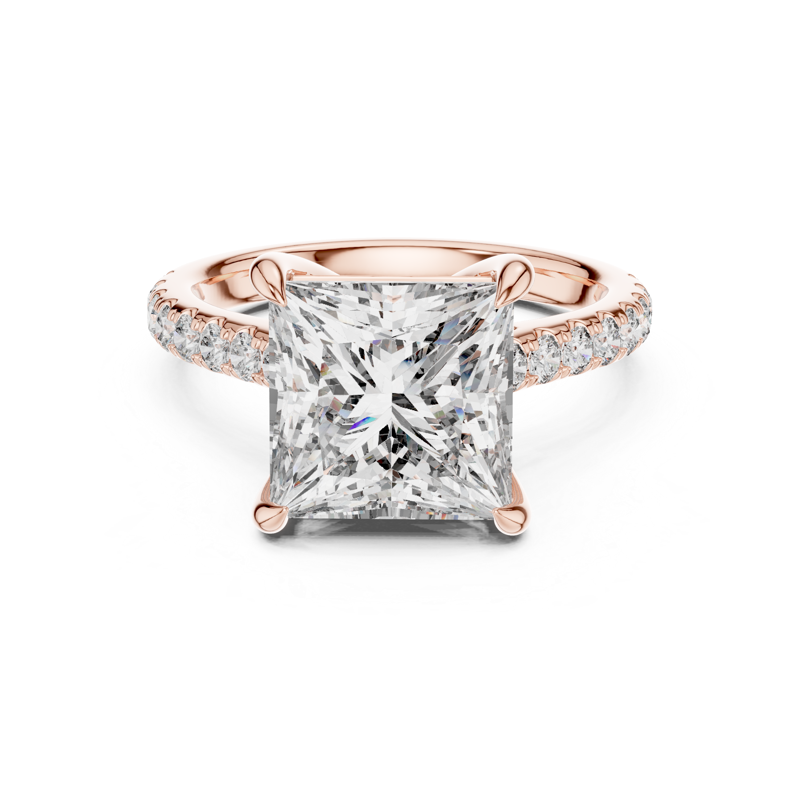 Regalia Princess Diamond Engagement Ring