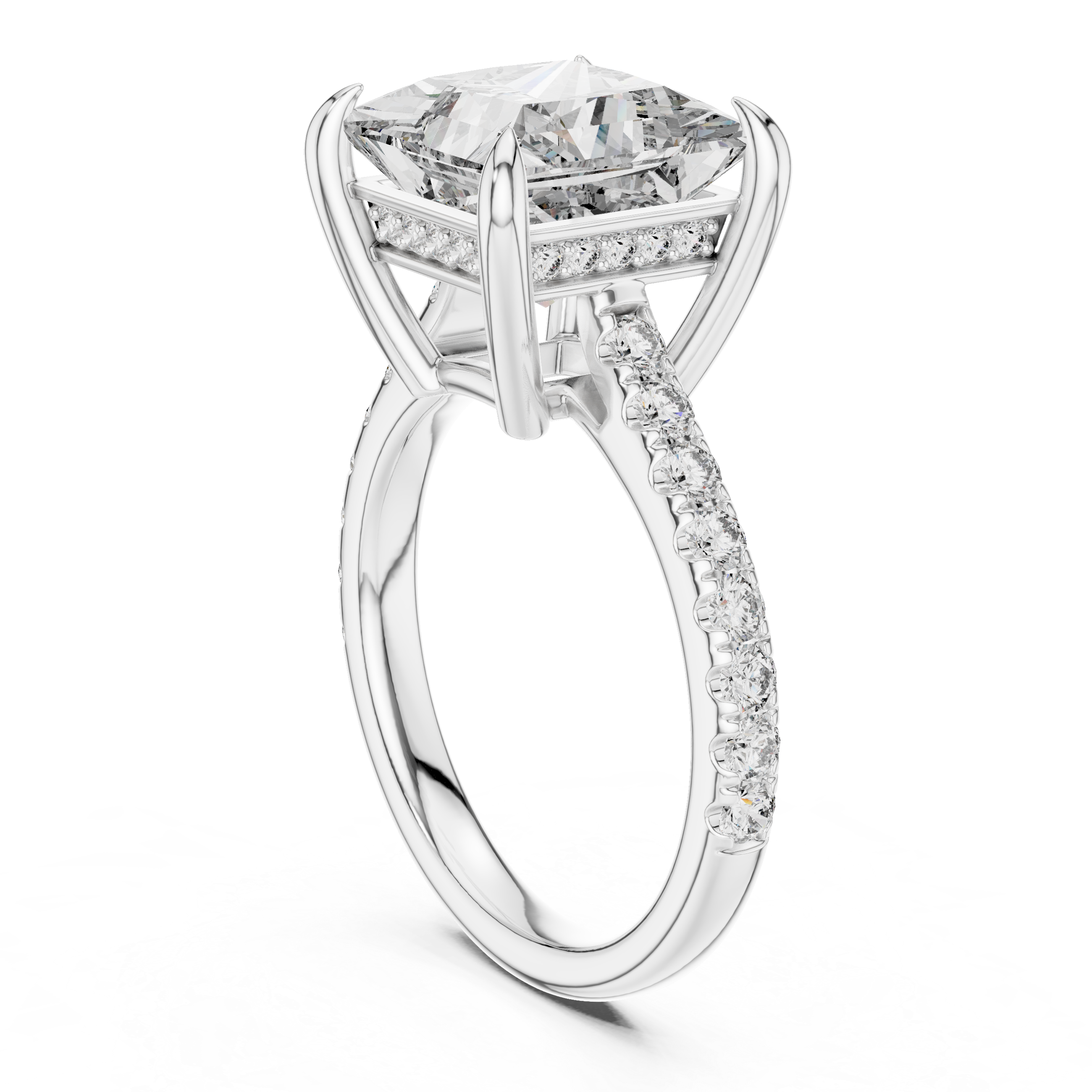 Regalia Princess Diamond Engagement Ring