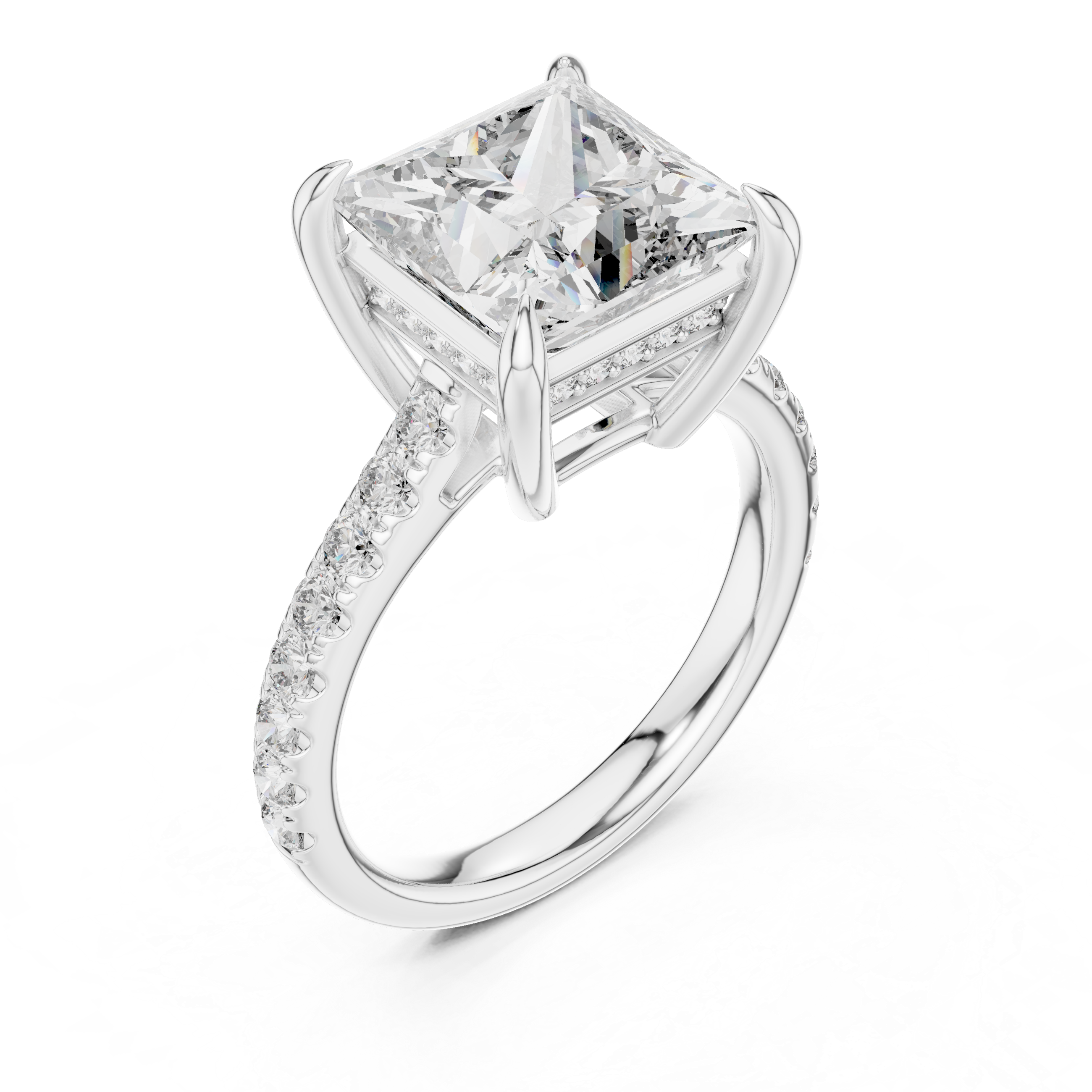 Regalia Princess Diamond Engagement Ring
