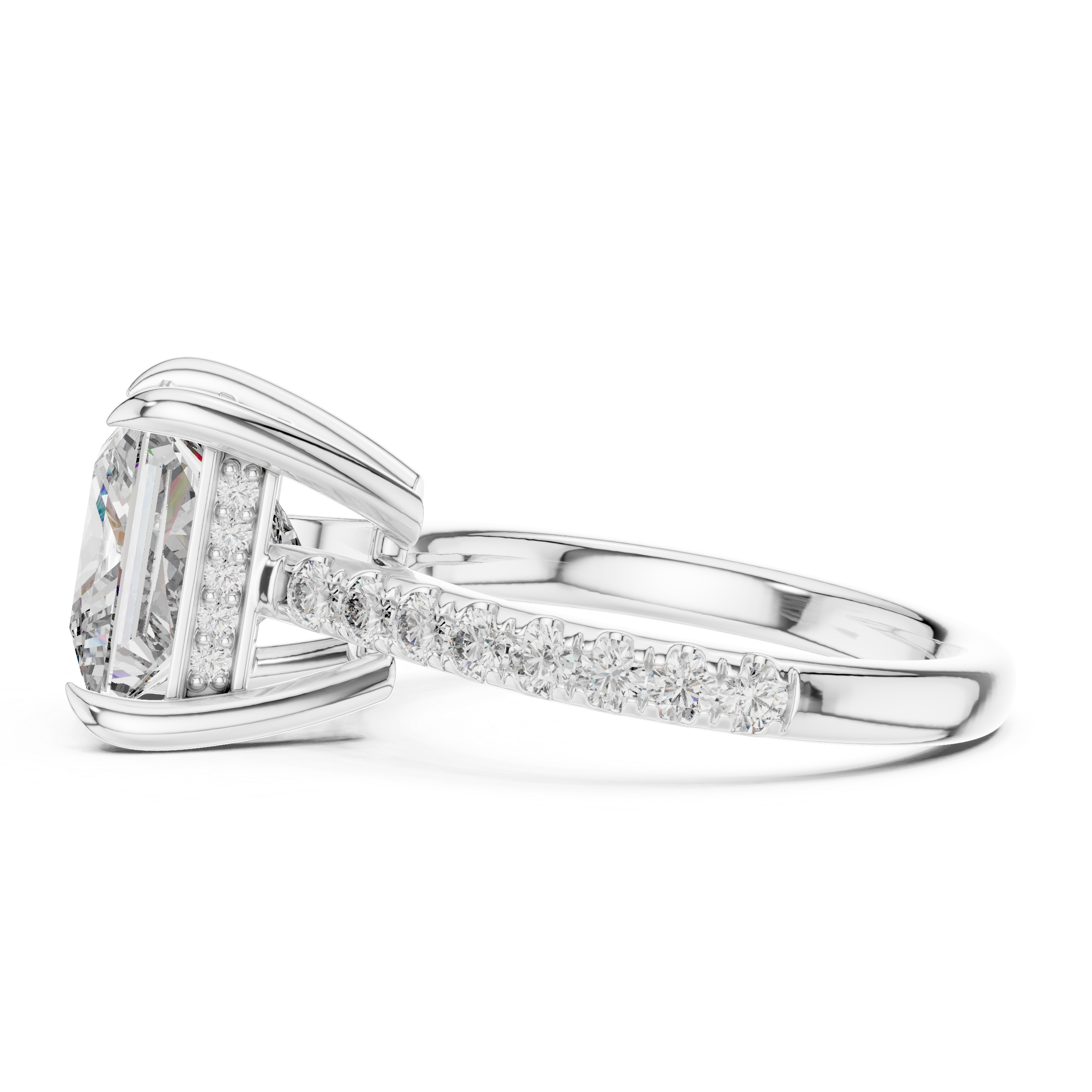 Regalia Princess Diamond Engagement Ring