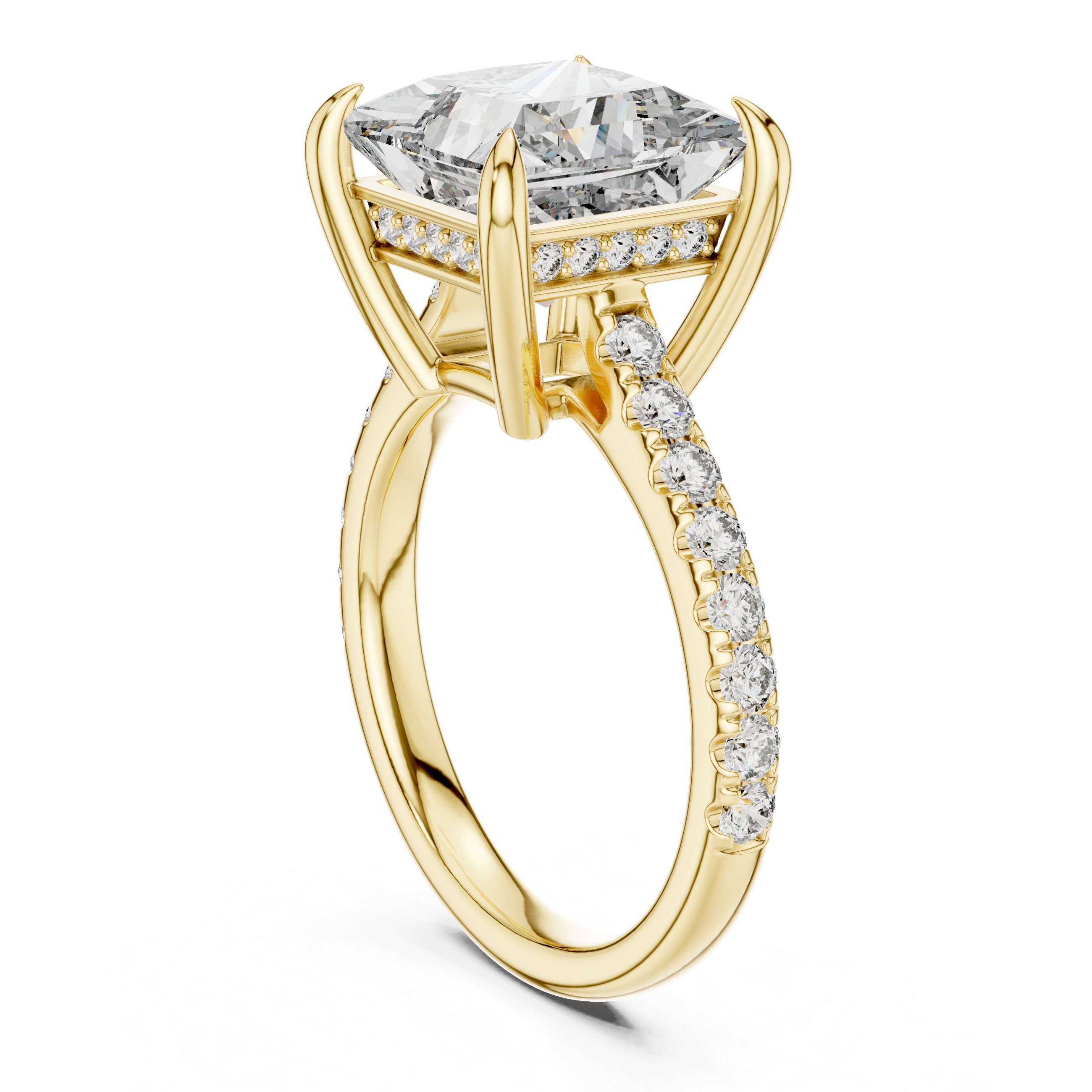 Regalia Princess Diamond Engagement Ring