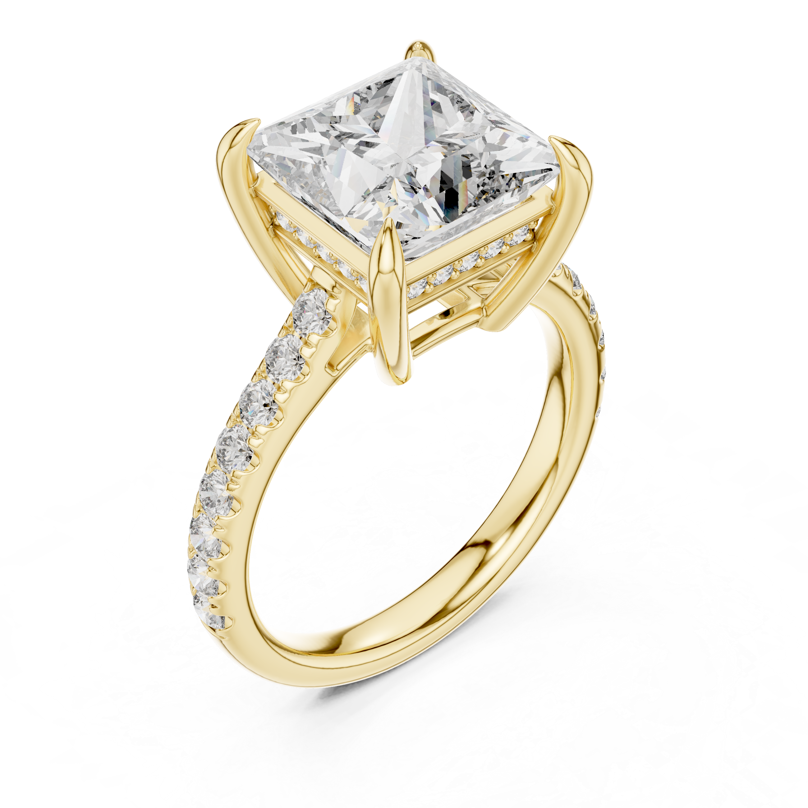 Regalia Princess Diamond Engagement Ring