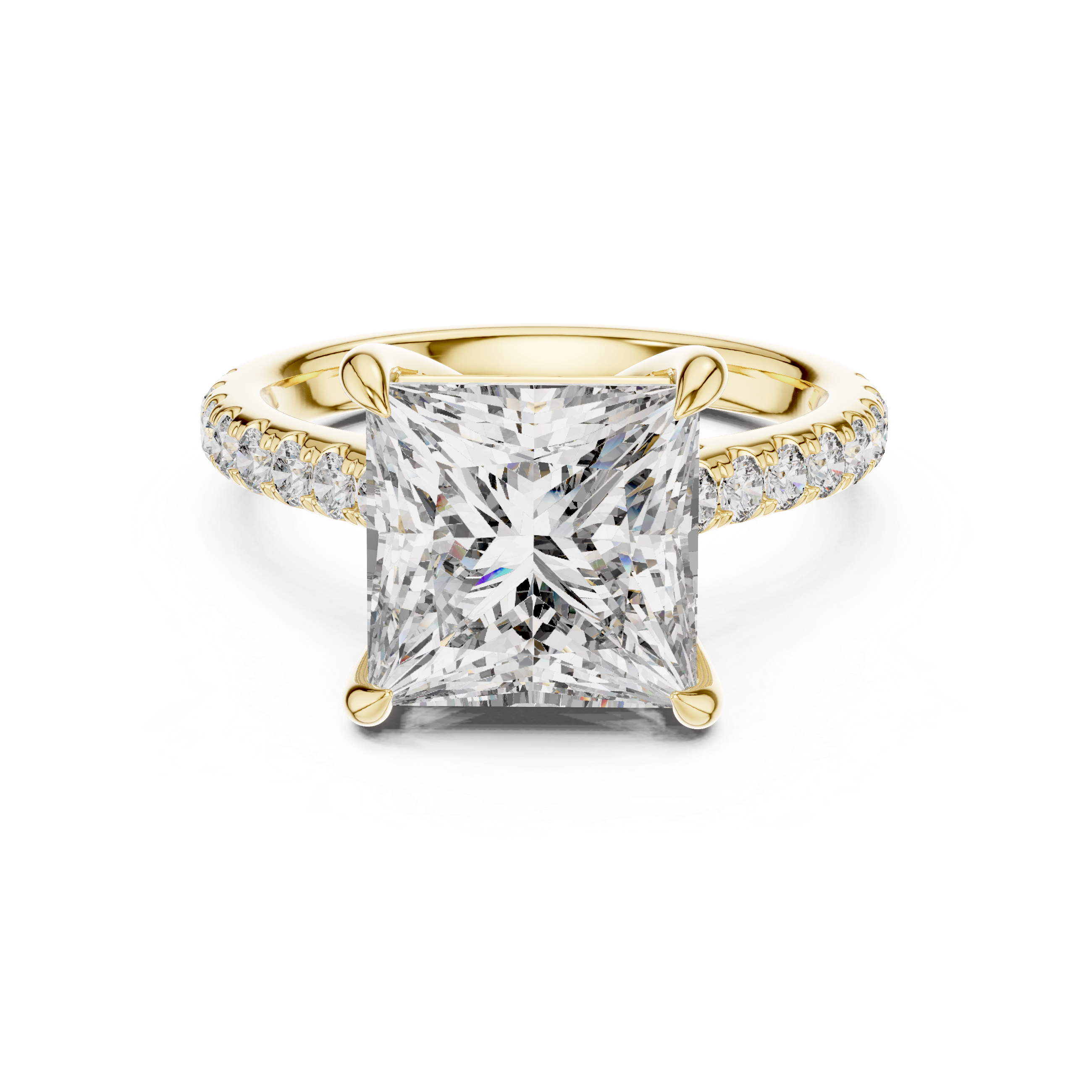 Regalia Princess Diamond Engagement Ring