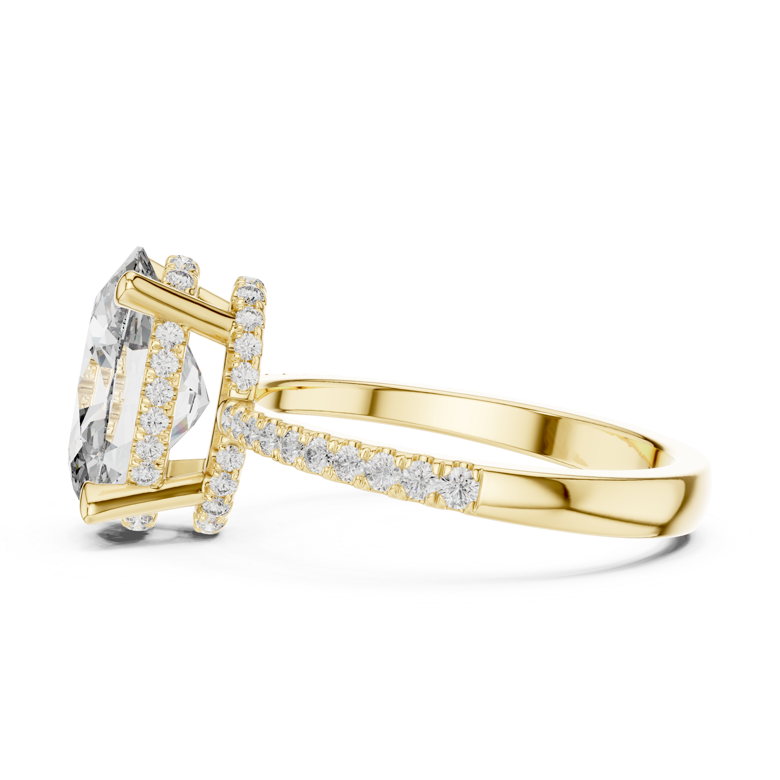 Lumora Oval Diamond Engagement Ring