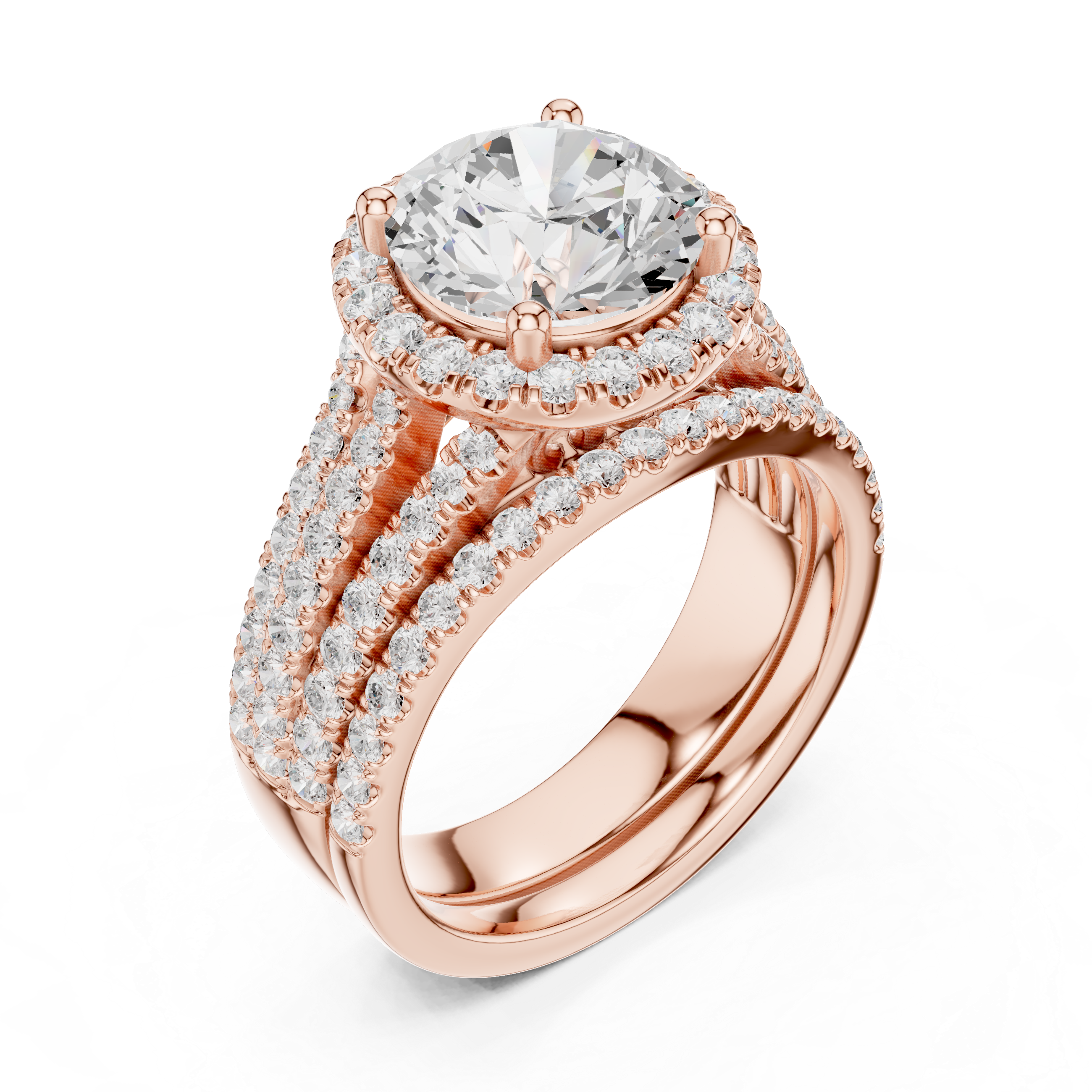Aurora Royale Halo Ring