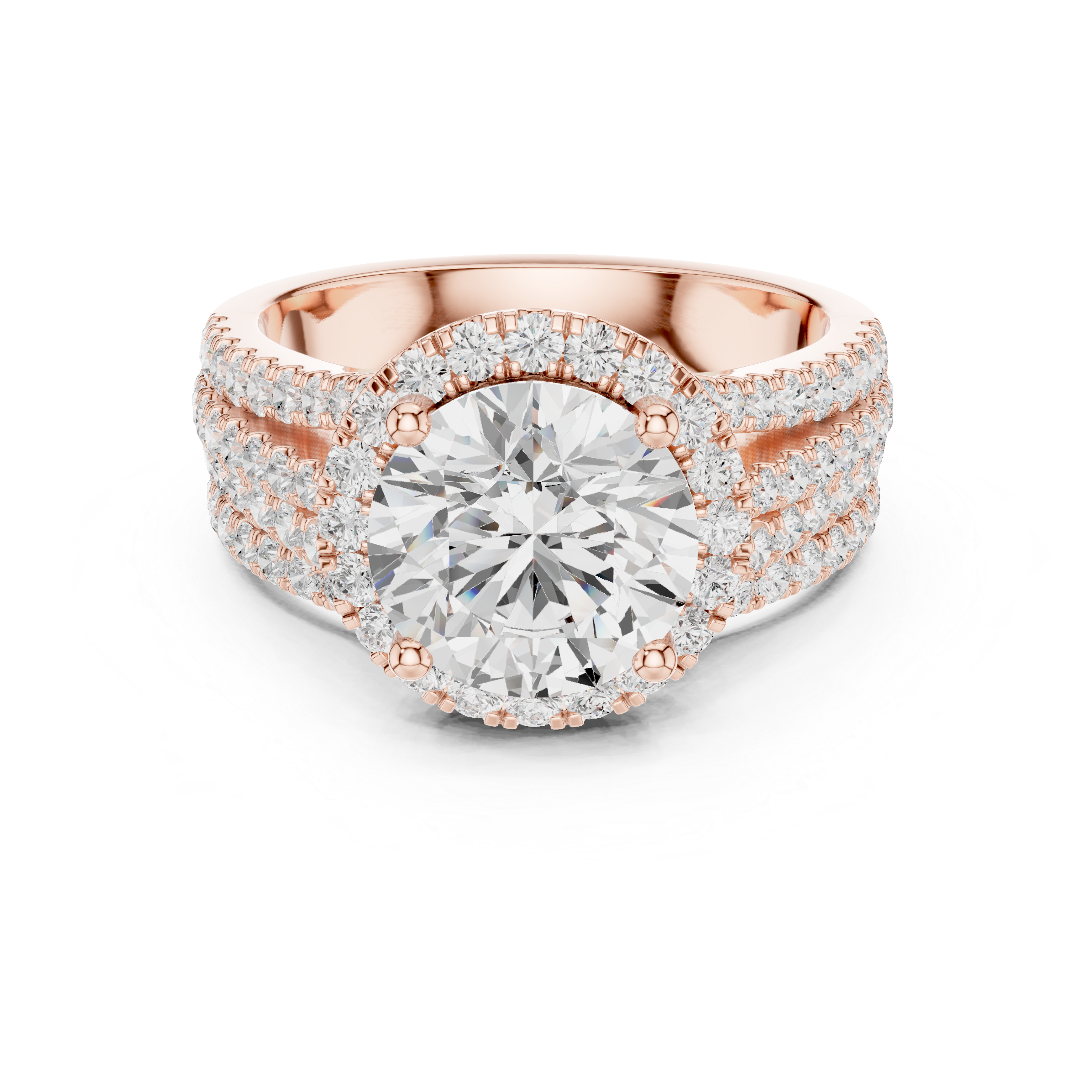 Aurora Royale Halo Ring