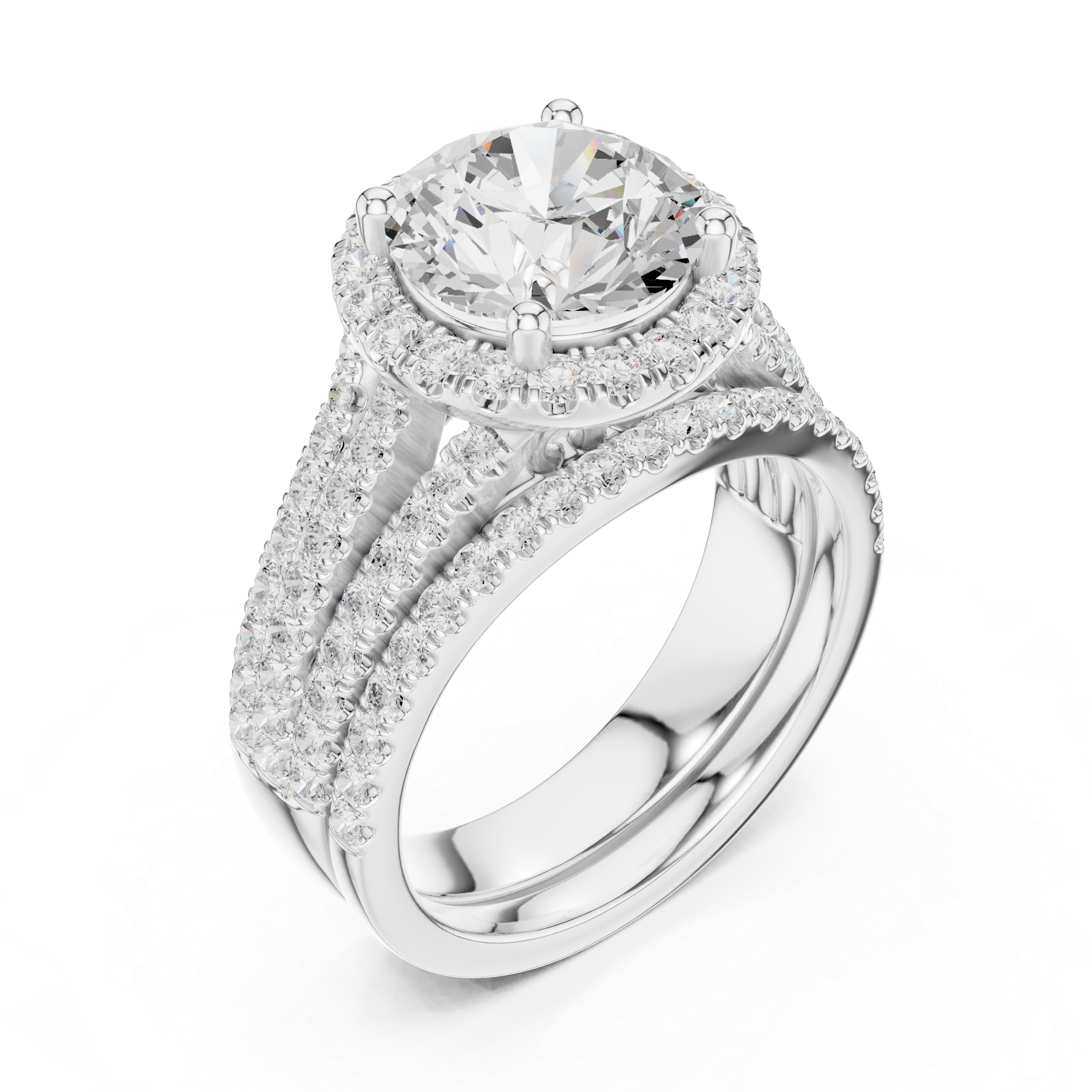 Aurora Royale Halo Ring