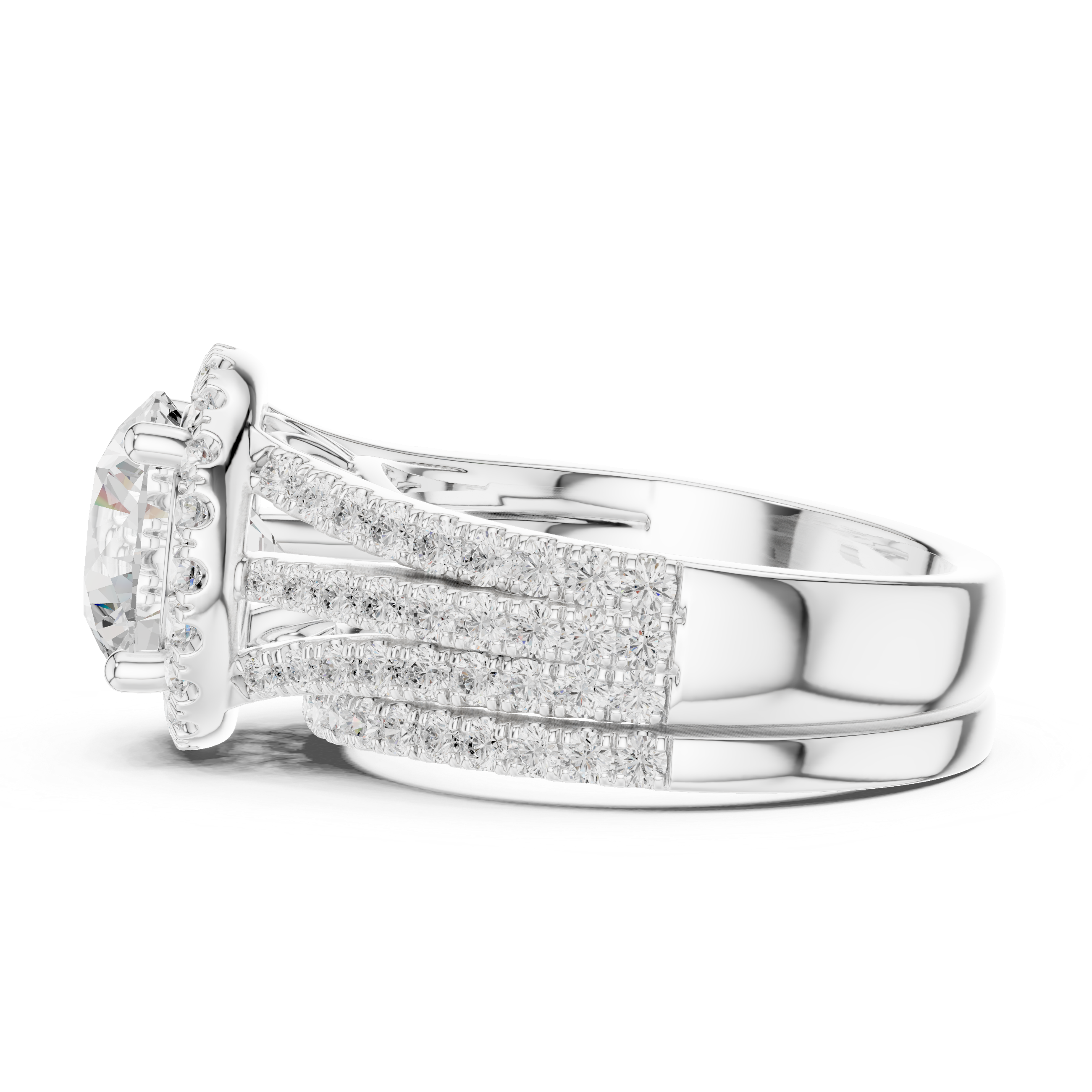 Aurora Royale Halo Ring