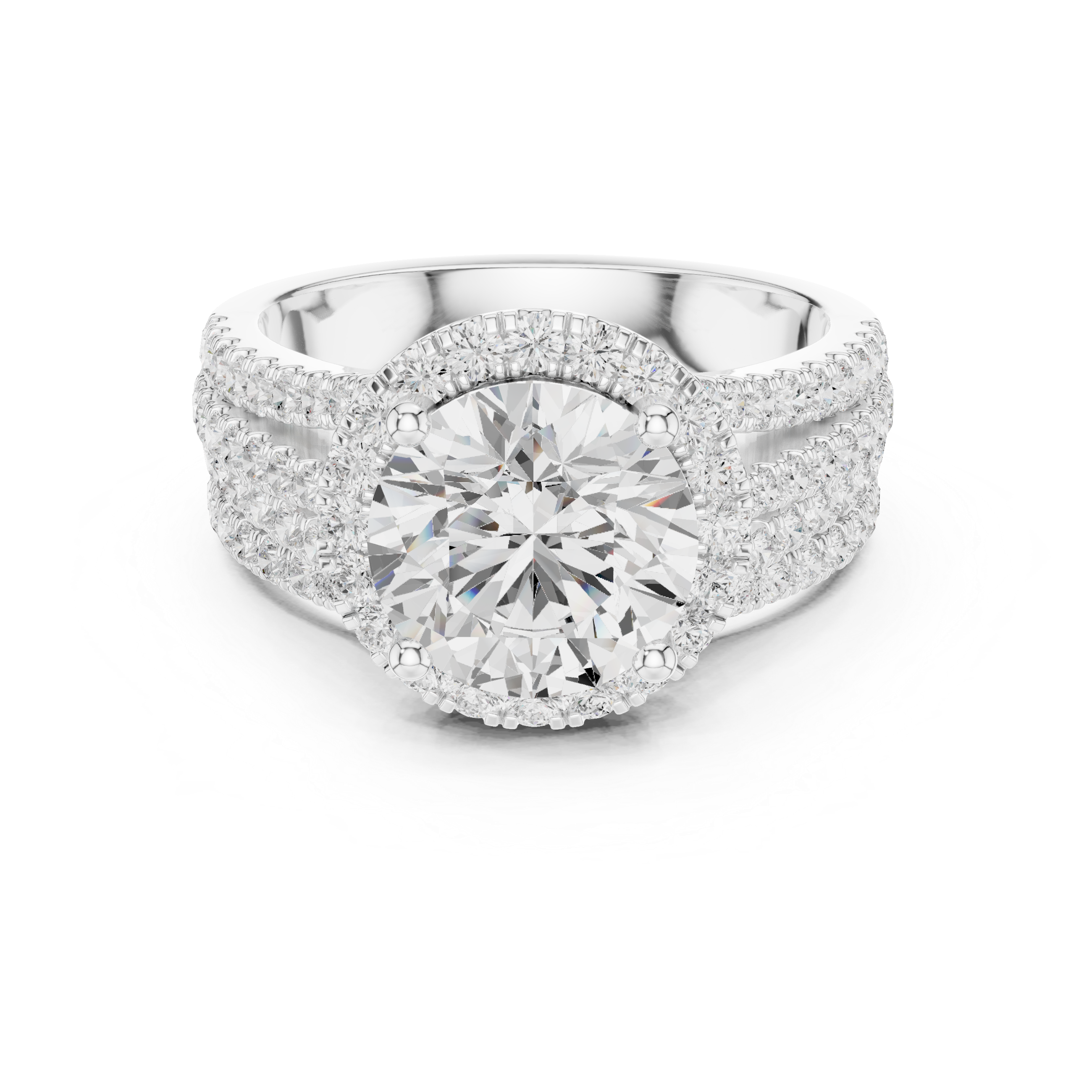 Aurora Royale Halo Ring