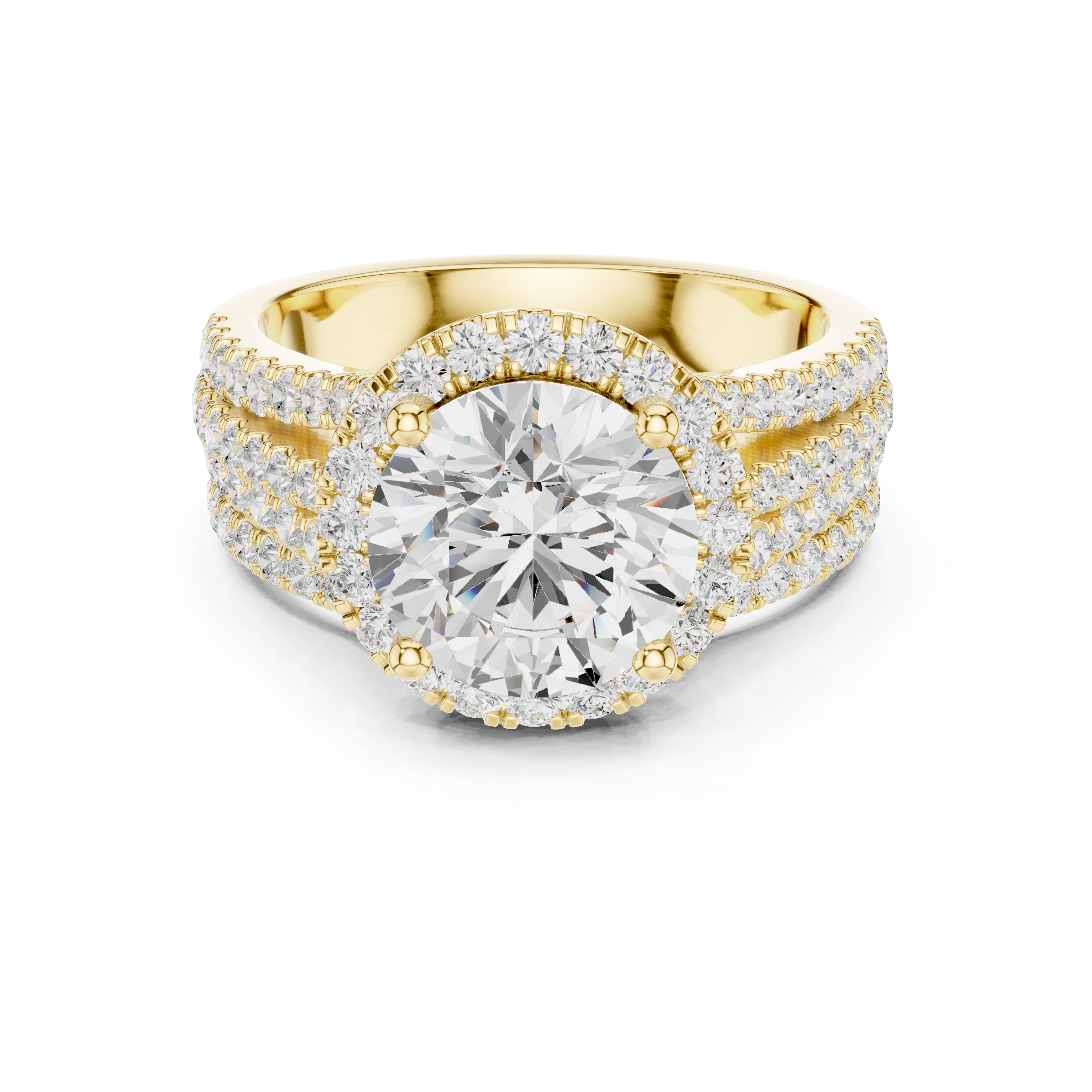 Aurora Royale Halo Ring